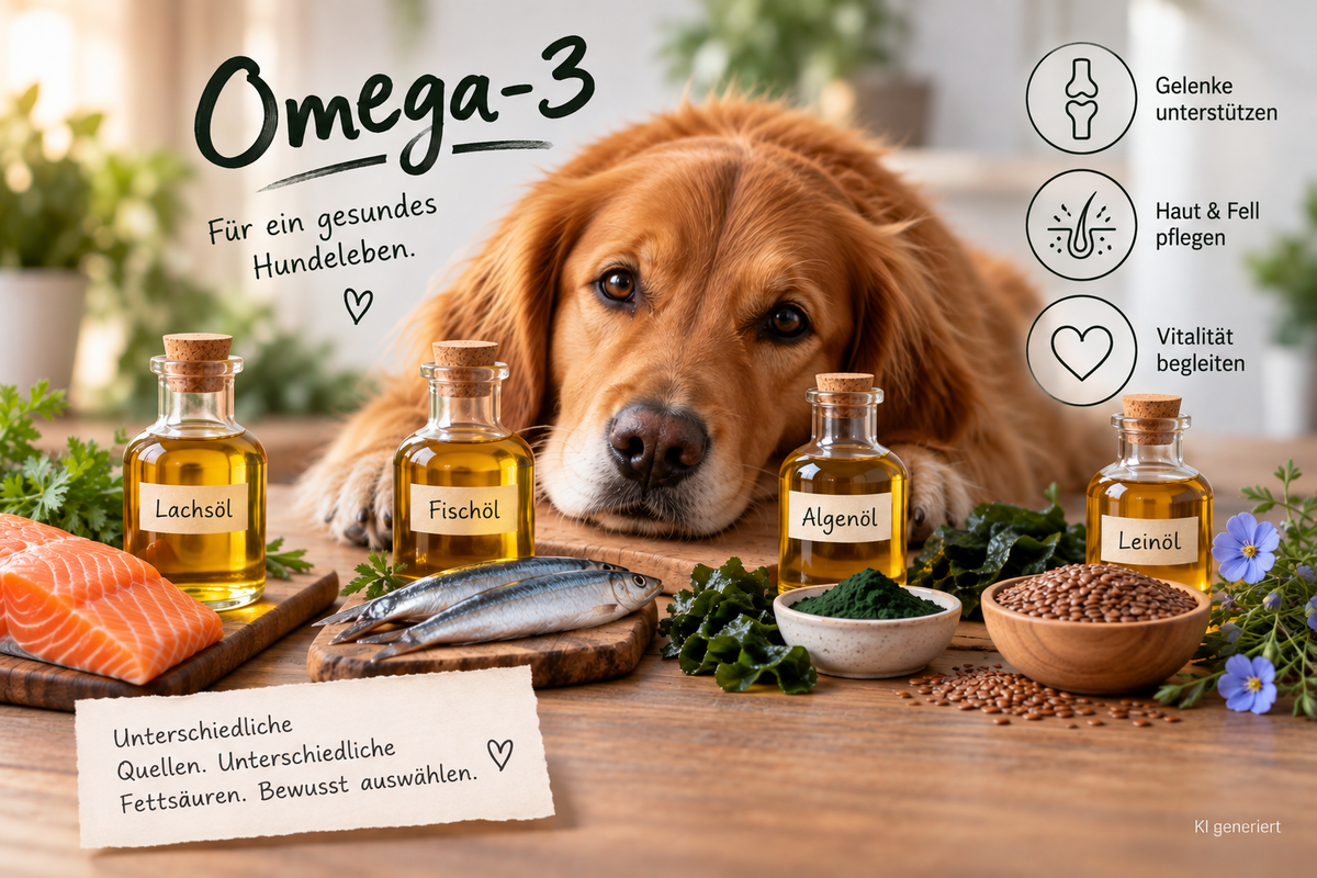 Omega-3 für Hunde: Welche Fettsäuren und welches Öl sind sinnvoll? - Woofshack