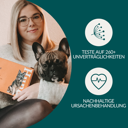 Vetevo Allergietest Basic Hund – 278 Futtermittel-Unverträglichkeiten erkennen | Bei Juckreiz, Pfotenlecken &amp; Durchfall