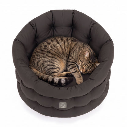 4cats by Doctor Bark Katzenbett Deluxe für Kater – Katerbett, waschbar bis 95 °C, Made in Germany | Der Rückzugsort, den dein Kater wirklich braucht - Woofshack
