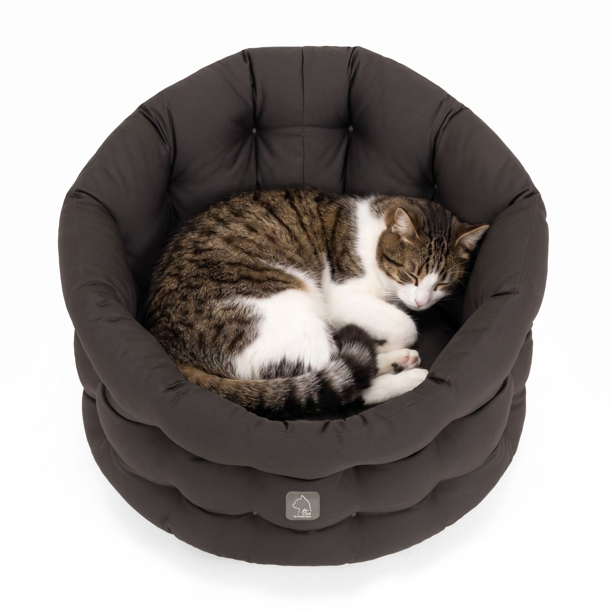 4cats by Doctor Bark Katzenbett Deluxe für Kater – Katerbett, waschbar bis 95 °C, Made in Germany | Der Rückzugsort, den dein Kater wirklich braucht - Woofshack