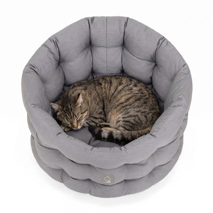 4cats by Doctor Bark Katzenbett Deluxe für Kater – Katerbett, waschbar bis 95 °C, Made in Germany | Der Rückzugsort, den dein Kater wirklich braucht - Woofshack