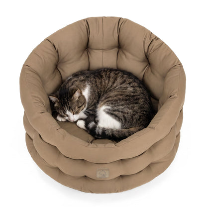 4cats by Doctor Bark Katzenbett Deluxe für Kater – Katerbett, waschbar bis 95 °C, Made in Germany | Der Rückzugsort, den dein Kater wirklich braucht - Woofshack
