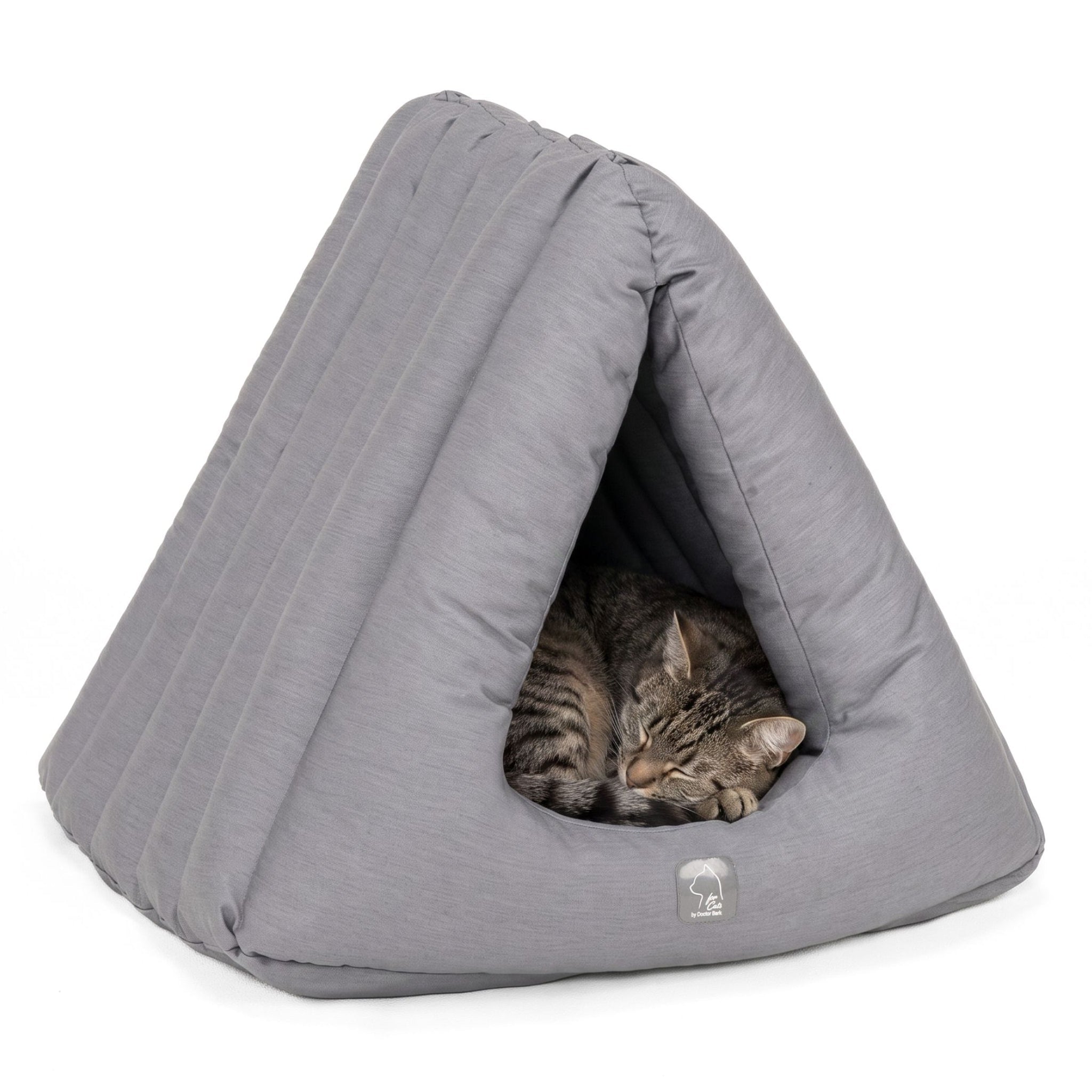 4cats by Doctor Bark Katzenhöhle Deluxe – Das waschbare Katzenbett für Katzen, die sich sicher geborgen fühlen wollen - Woofshack