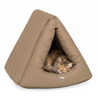 4cats by Doctor Bark Katzenhöhle Deluxe – Das waschbare Katzenbett für Katzen, die sich sicher geborgen fühlen wollen - Woofshack