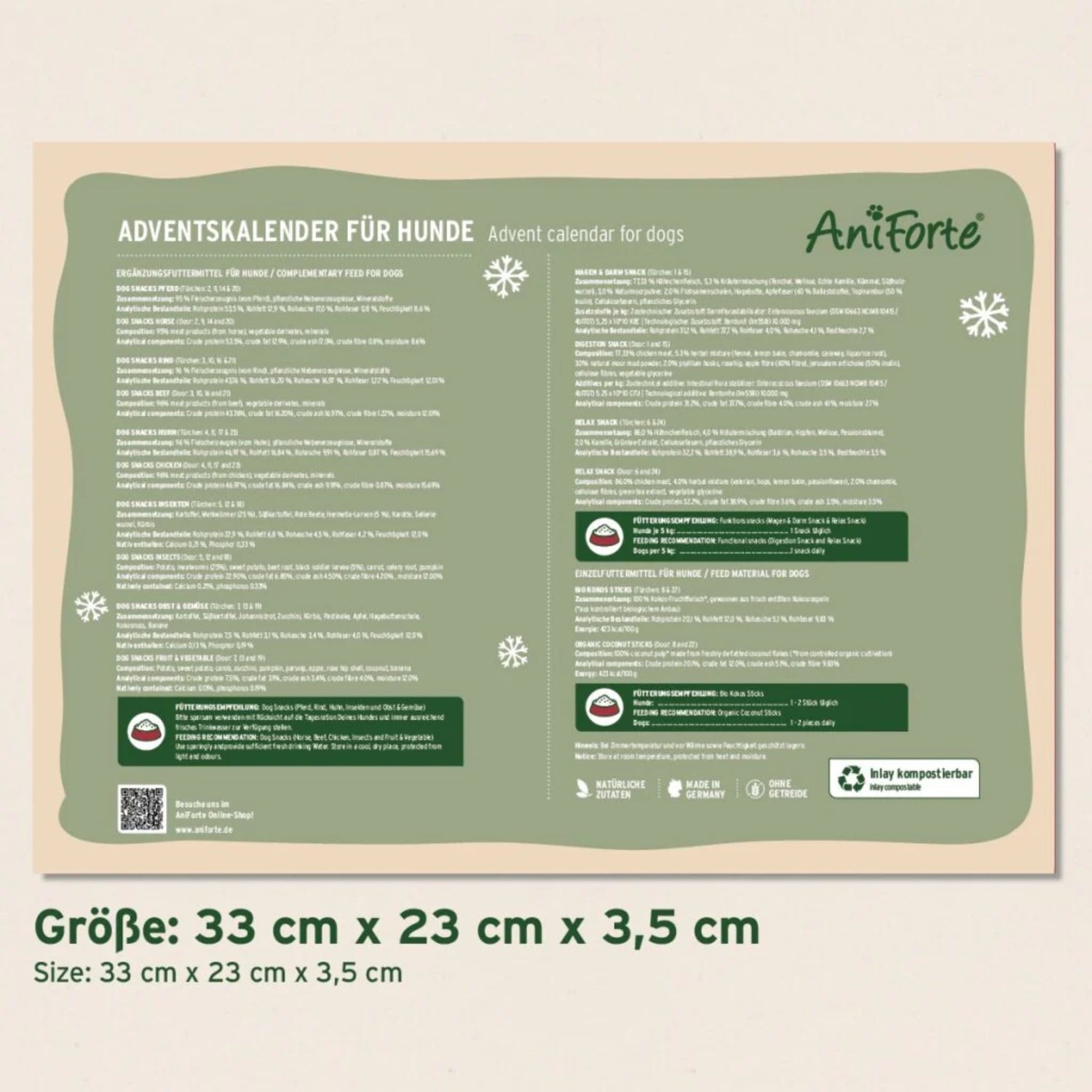 AniForte Adventskalender 2025 für Hunde - Woofshack