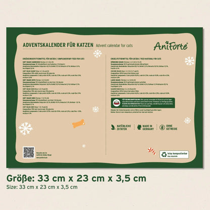 AniForte Adventskalender 2025 für Katzen - Woofshack