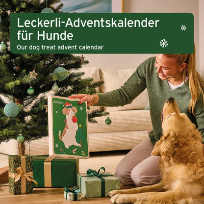 AniForte Adventskalender für Hunde 2026 - Festliche Genussmomente mit neun leckeren Snack-Sorten, schonend gebackenen Funktionssnacks und knusprigen Kokos Sticks - Woofshack