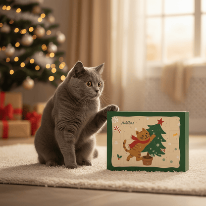 AniForte Adventskalender für Katzen 2025 - 24 natürliche Snacks - Woofshack