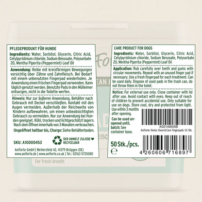 AniForte Denta Clean &amp; Care Fingerpads für Hunde