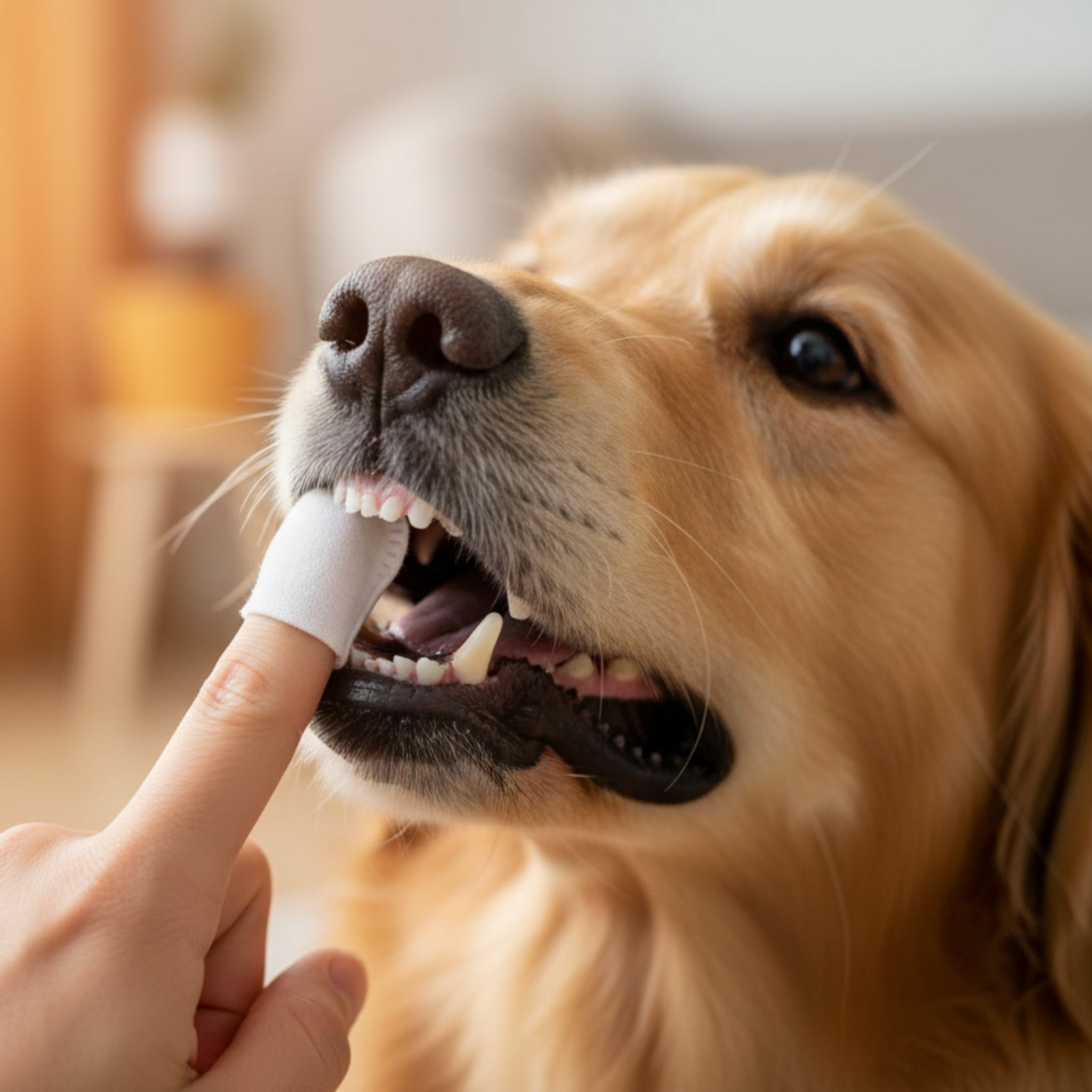 AniForte Denta Clean &amp; Care Fingerpads – Sanfte Zahnpflege für Hunde, Zahnstein vorbeugen, Mundgeruch bekämpfen, frischer Atem