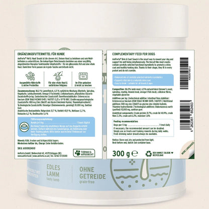 AniForte Fell &amp; Haut Snack für Hunde – Natürliche Hautpflege