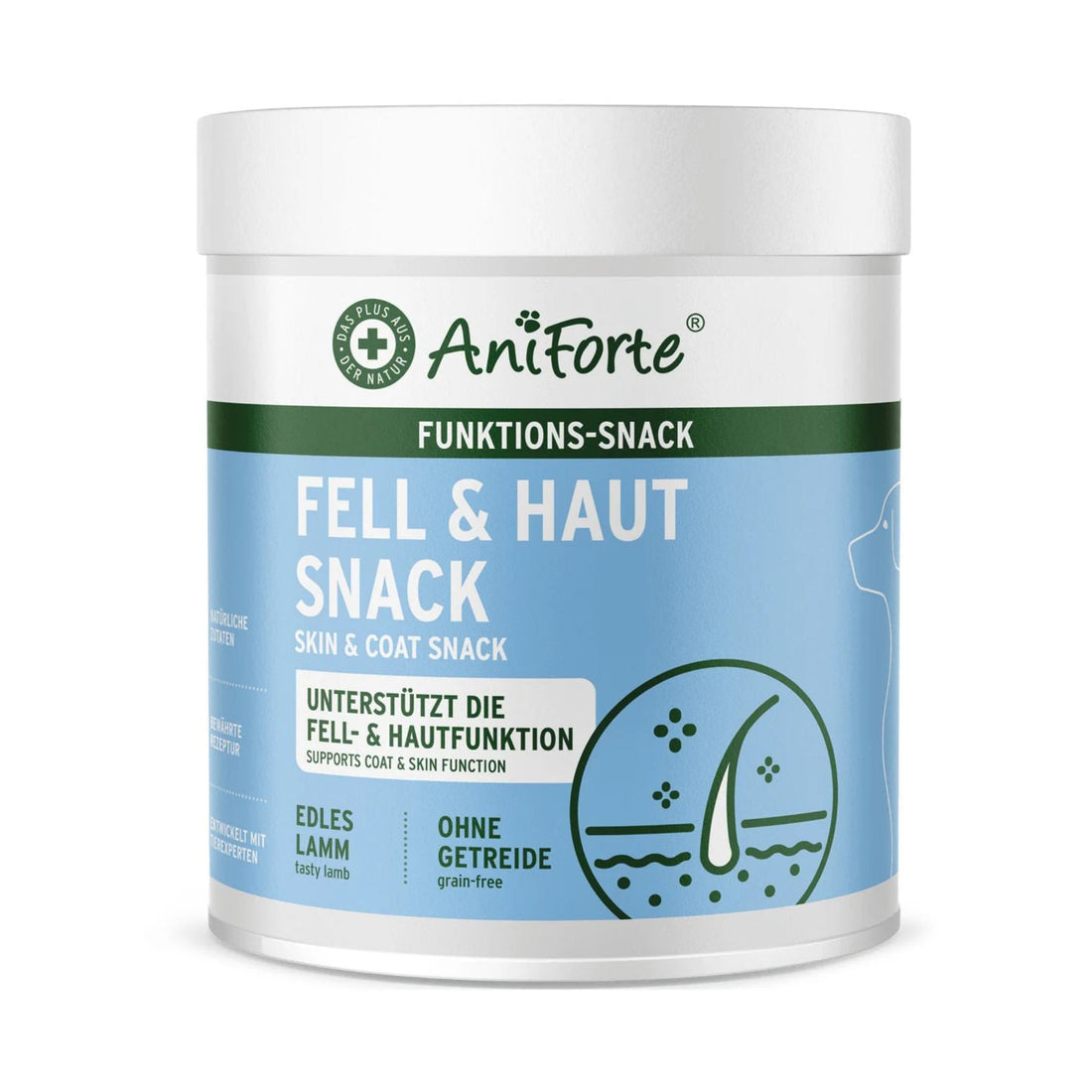 AniForte Fell &amp; Haut Snack für Hunde – Natürliche Hautpflege - Woofshack