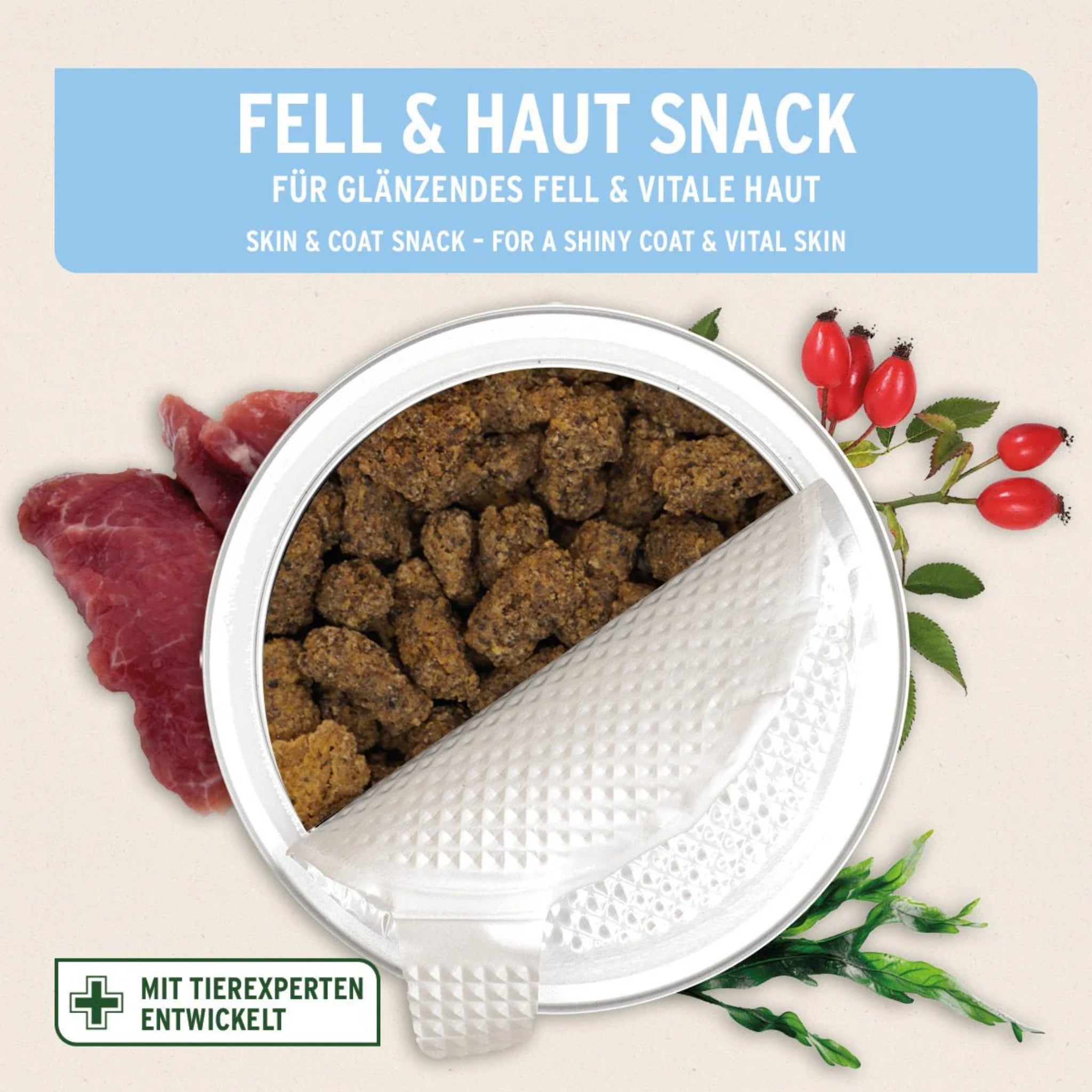 AniForte Fell &amp; Haut Snack für Hunde – Natürliche Hautpflege - Woofshack
