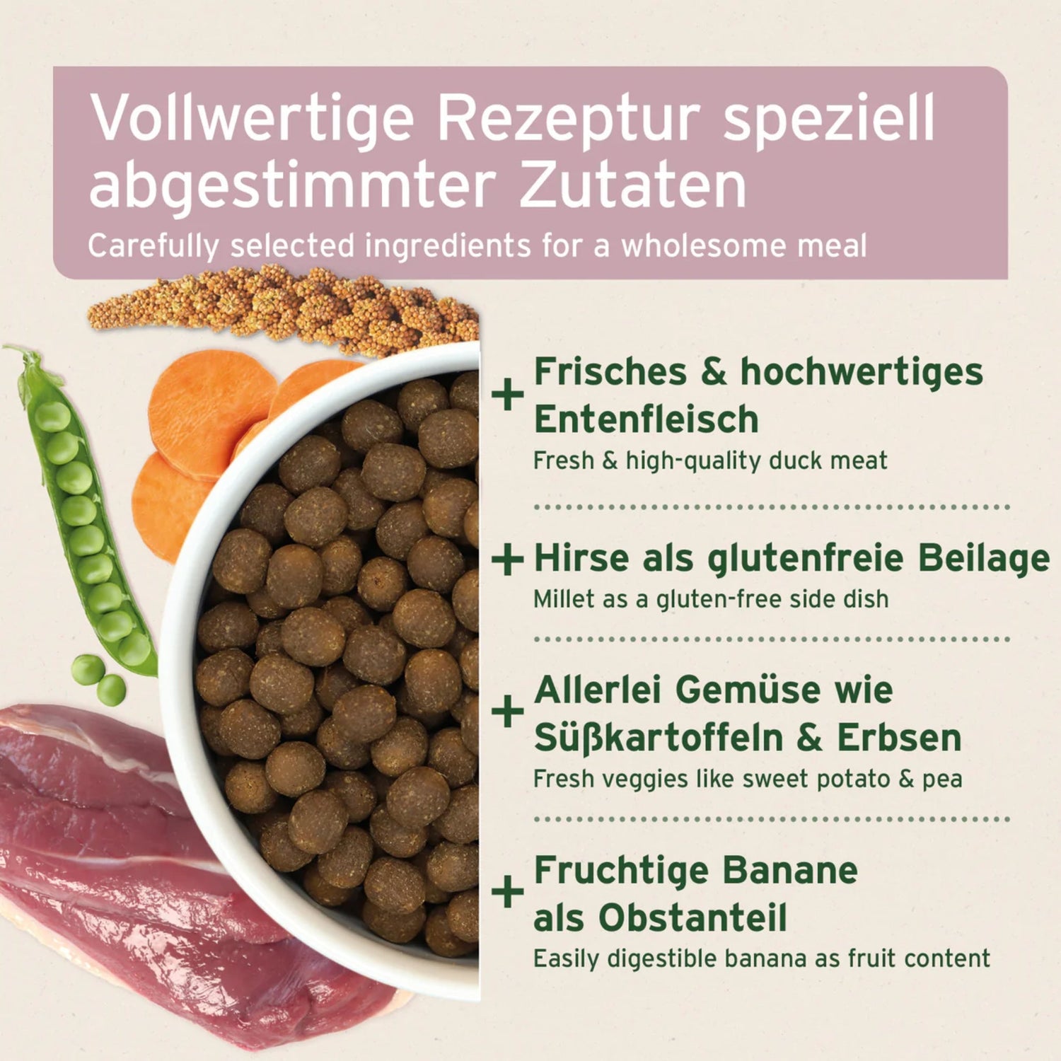 AniForte Freeland Duck Hunde Trockenfutter – Halbfeucht, Leicht Verdaulich &amp; Reich an Omega - 3 für Sensible Hunde - Woofshack