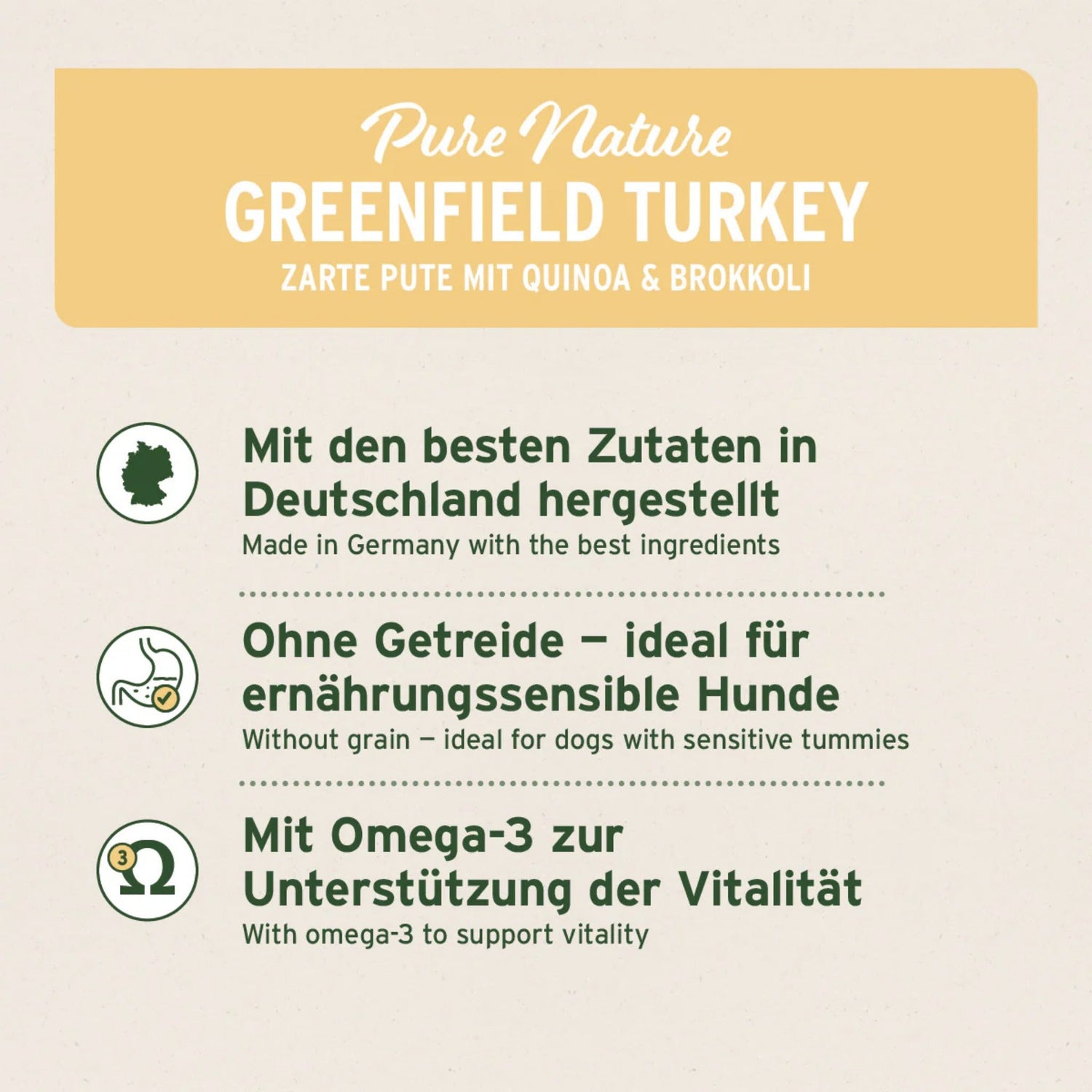 AniForte Greenfield Turkey Hunde Nassfutter - Woofshack