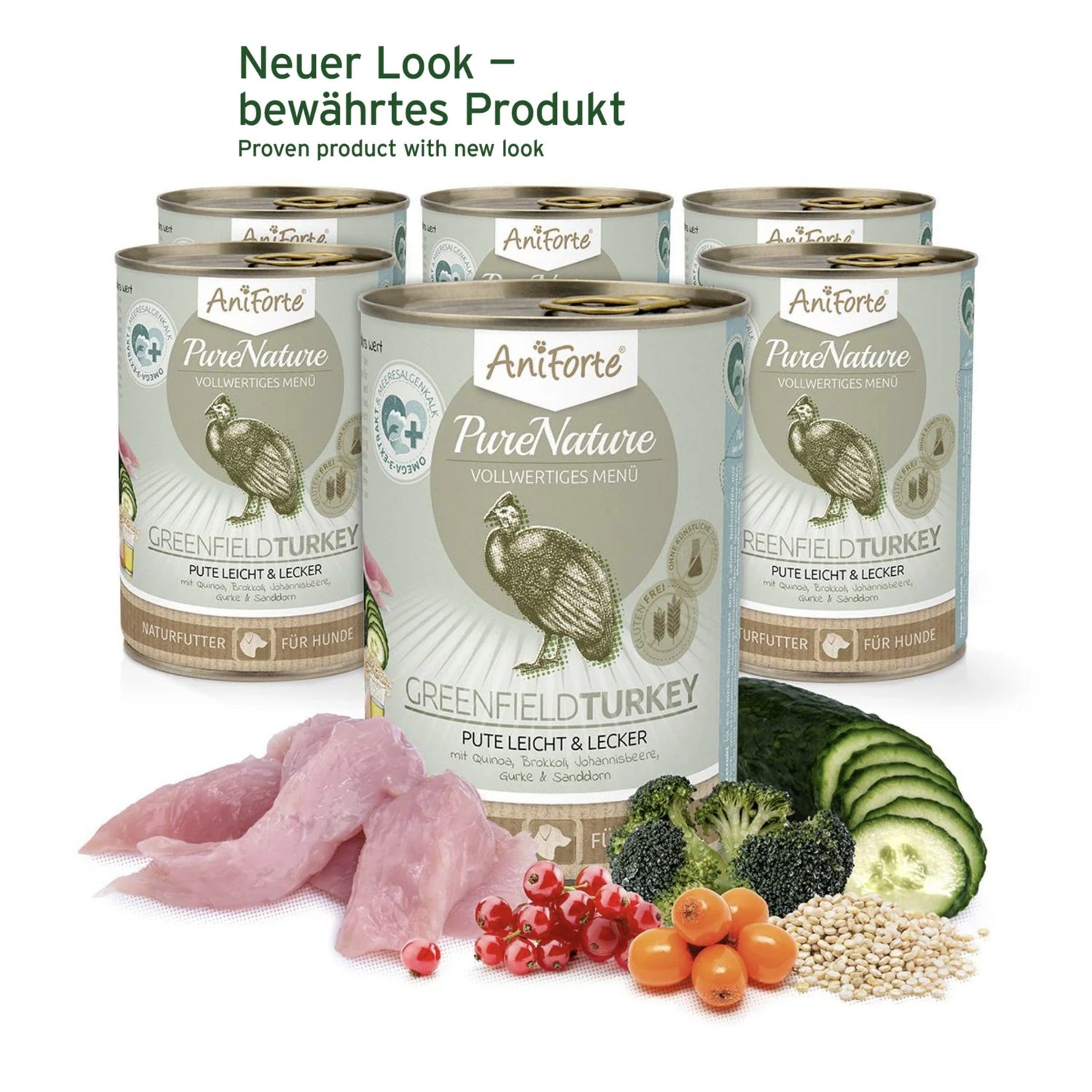AniForte Greenfield Turkey Hunde Nassfutter - Woofshack