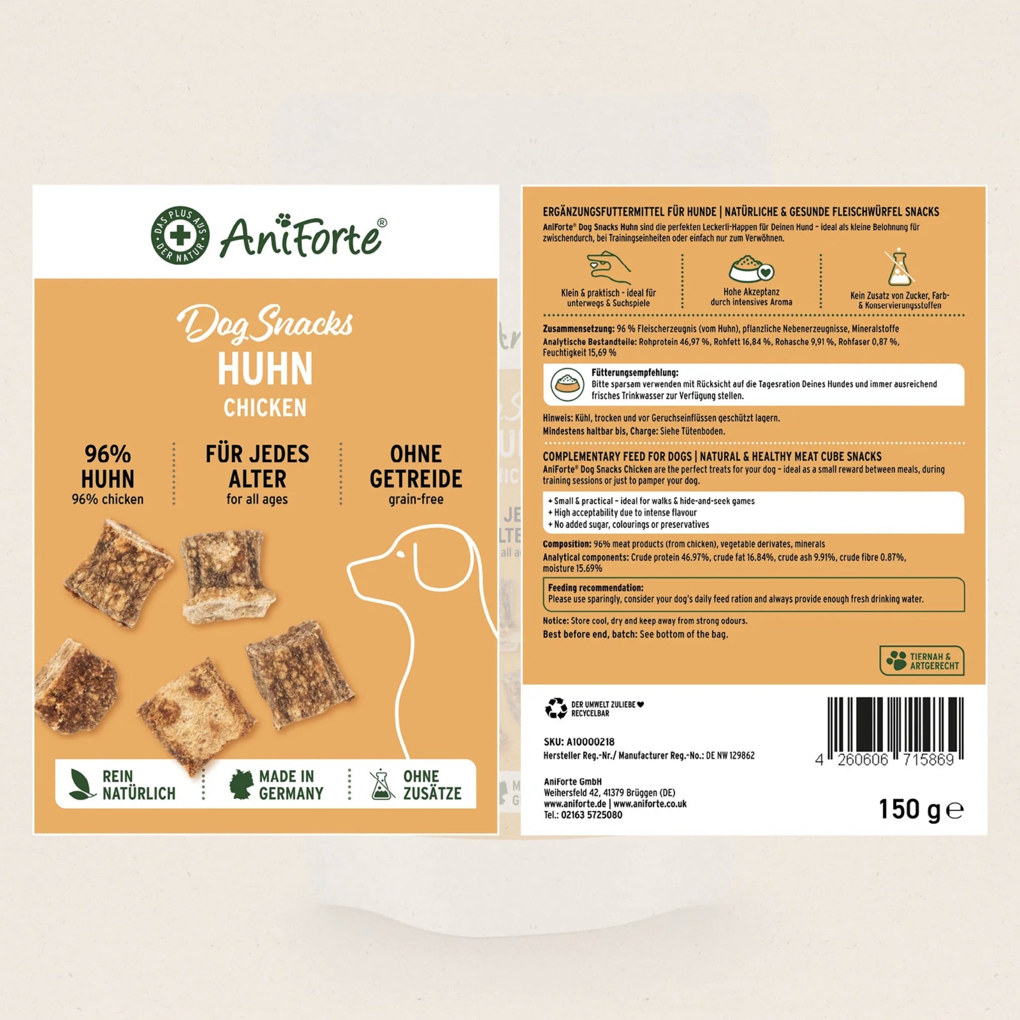 AniForte Huhn Hundesnacks - Woofshack