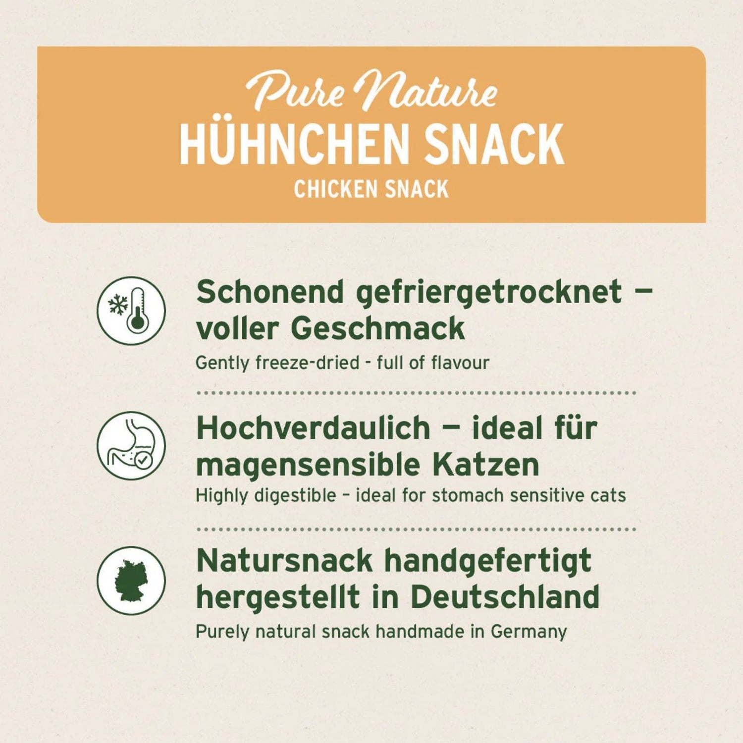 AniForte Hühnchen Snack für Katzen - Woofshack