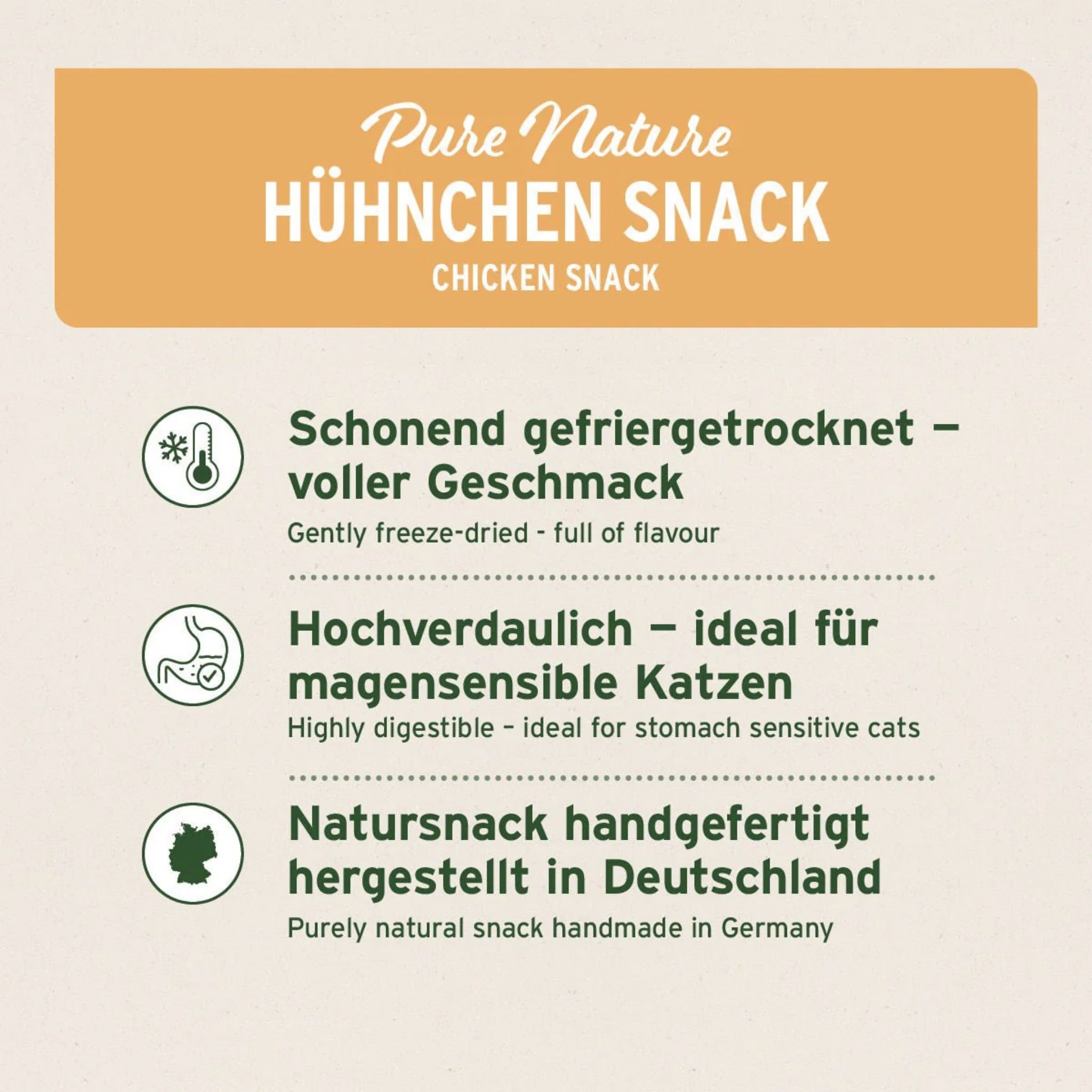 AniForte Hühnchen Snack für Katzen - Woofshack