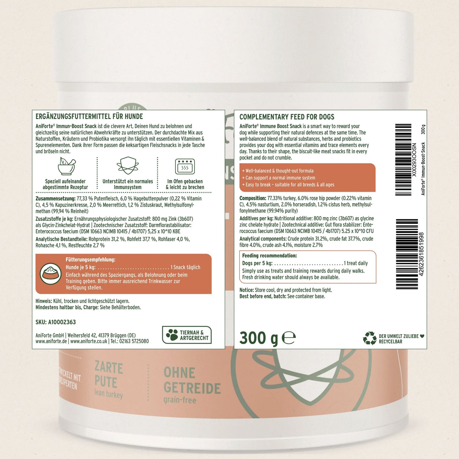 AniForte Immun-Boost Snack für Hunde