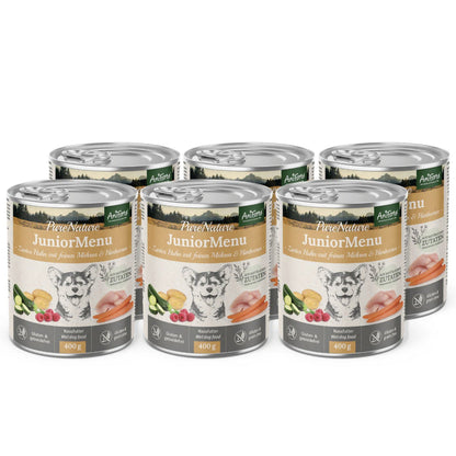 AniForte JuniorMenu Zartes Huhn, Welpen Nassfutter - Woofshack