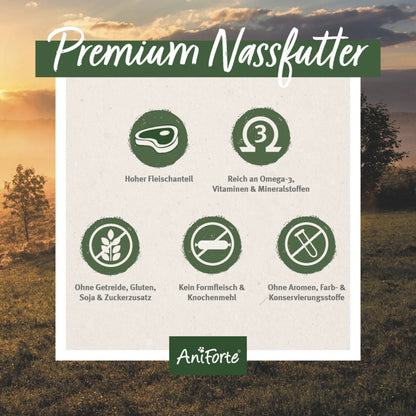 AniForte JuniorMenu Zartes Huhn, Welpen Nassfutter - Woofshack