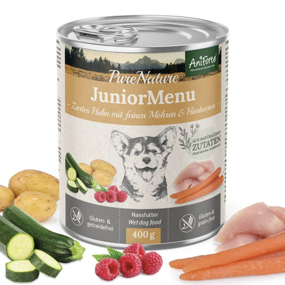 AniForte JuniorMenu Zartes Huhn, Welpen Nassfutter - Woofshack