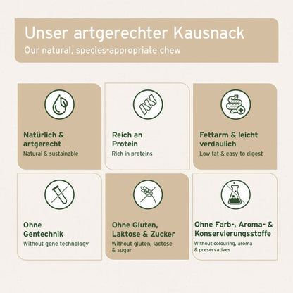 AniForte Kaninchenohren mit Fell, Hundesnack - Woofshack