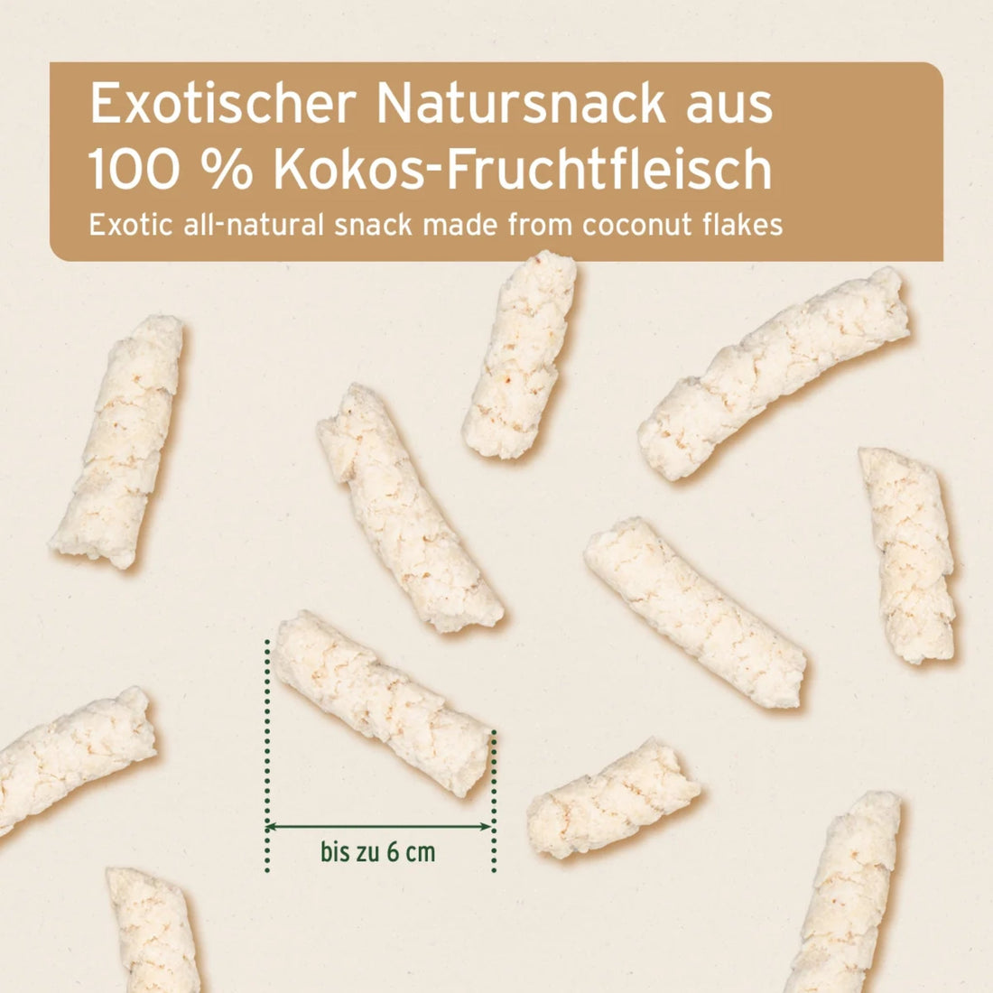 AniForte Kokos-Sticks für Hunde &amp; Pferde – Natürliche, getreidefreie Belohnung mit wertvollen Nährstoffen für gesunde Haut &amp; glänzendes Fell - Woofshack