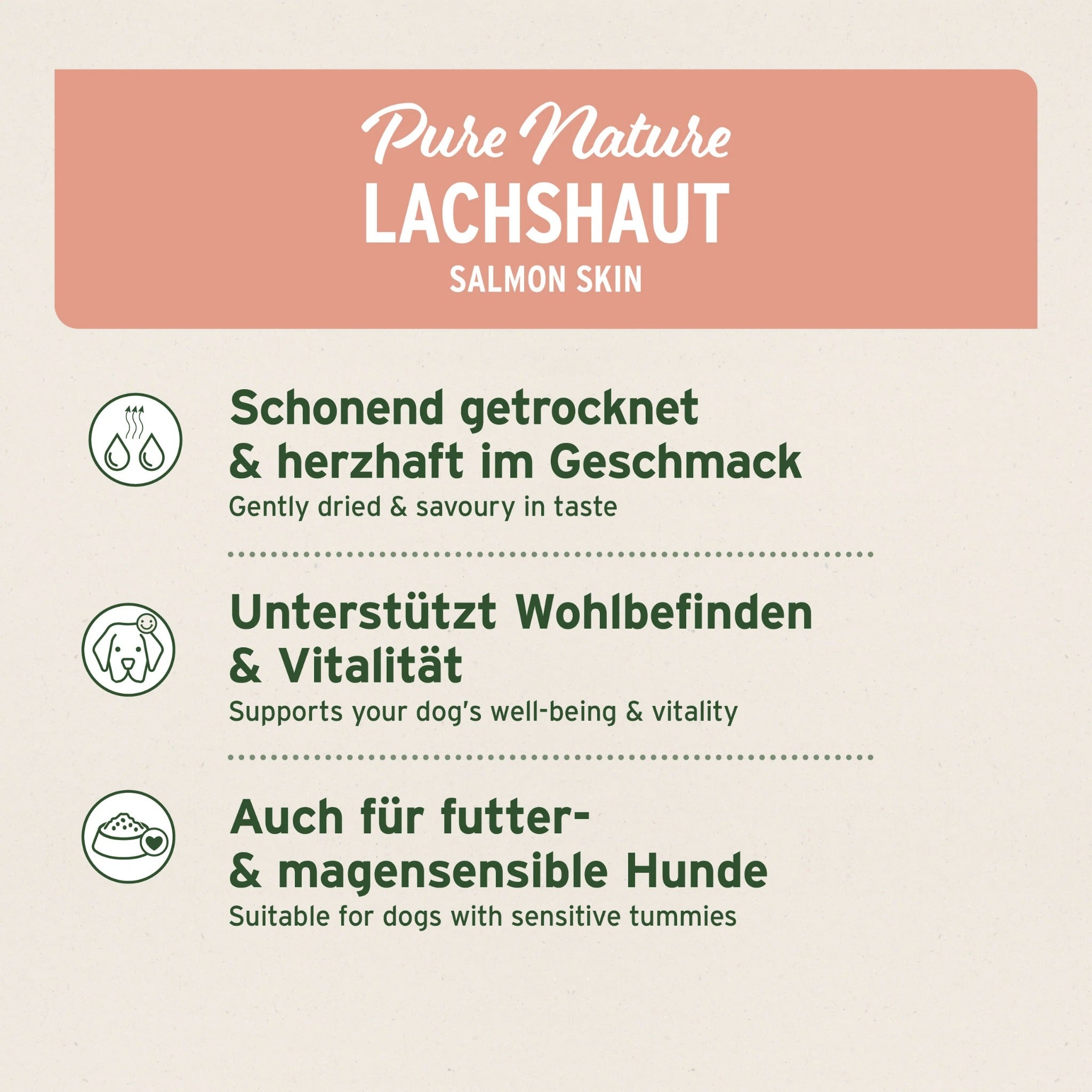 AniForte Lachshaut Hundesnack - Woofshack