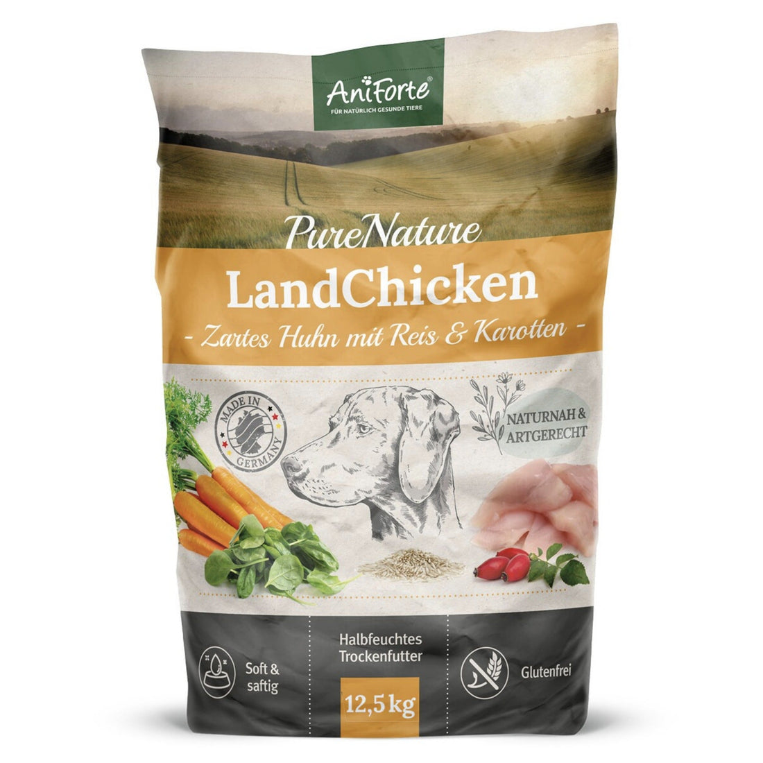 AniForte LandChicken Hunde Trockenfutter - Woofshack