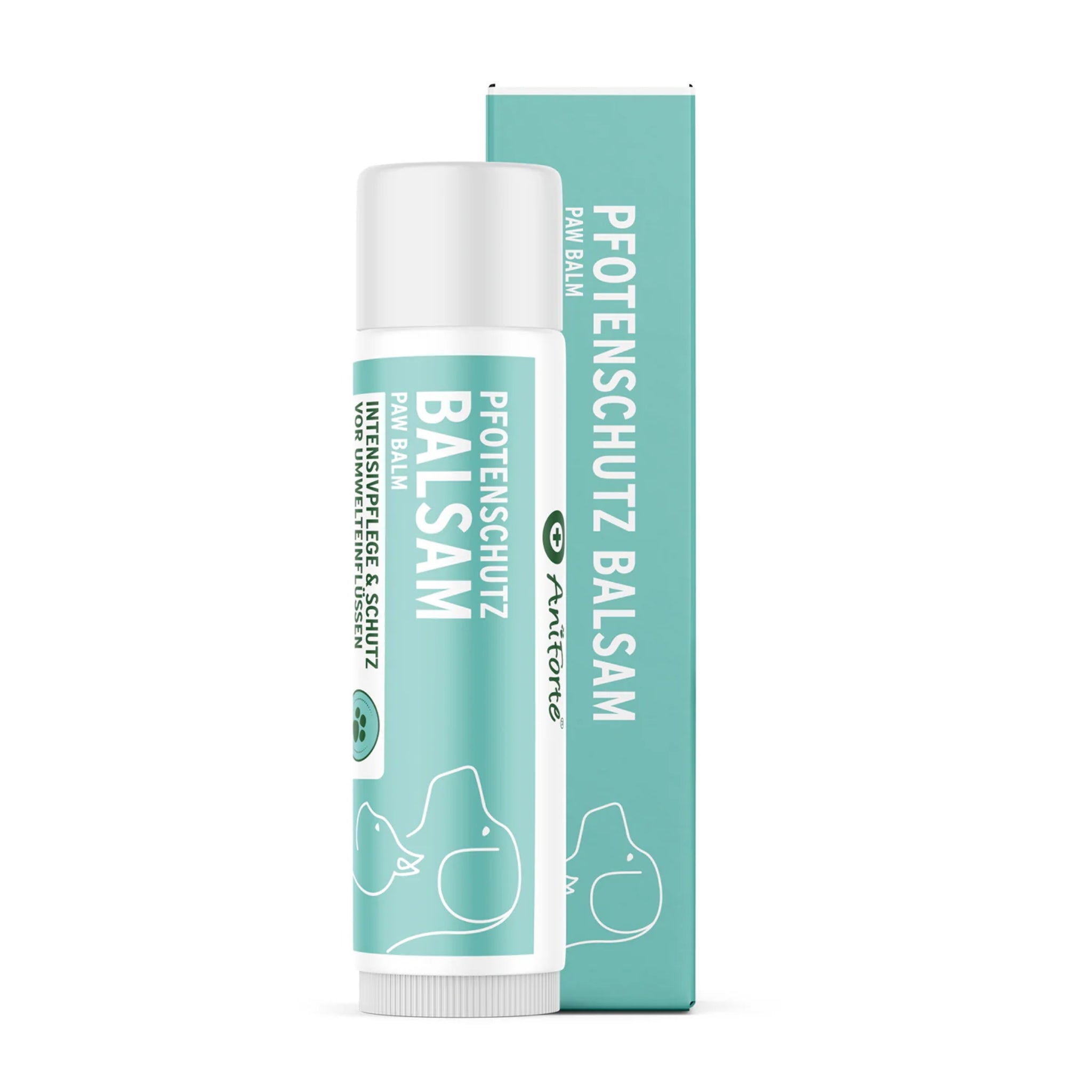 AniForte Pfotenschutz Balsam für Hunde – Natürlicher Pfotenbalsam gegen Risse, Salz &amp; Hitze
