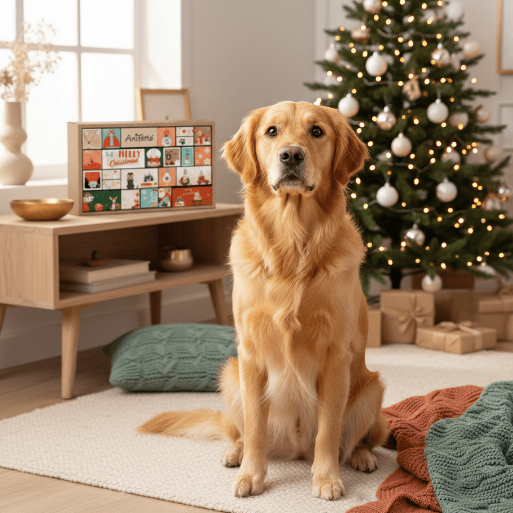 AniForte Premium Adventskalender für Hunde - 24 natürliche Leckerlis - Woofshack