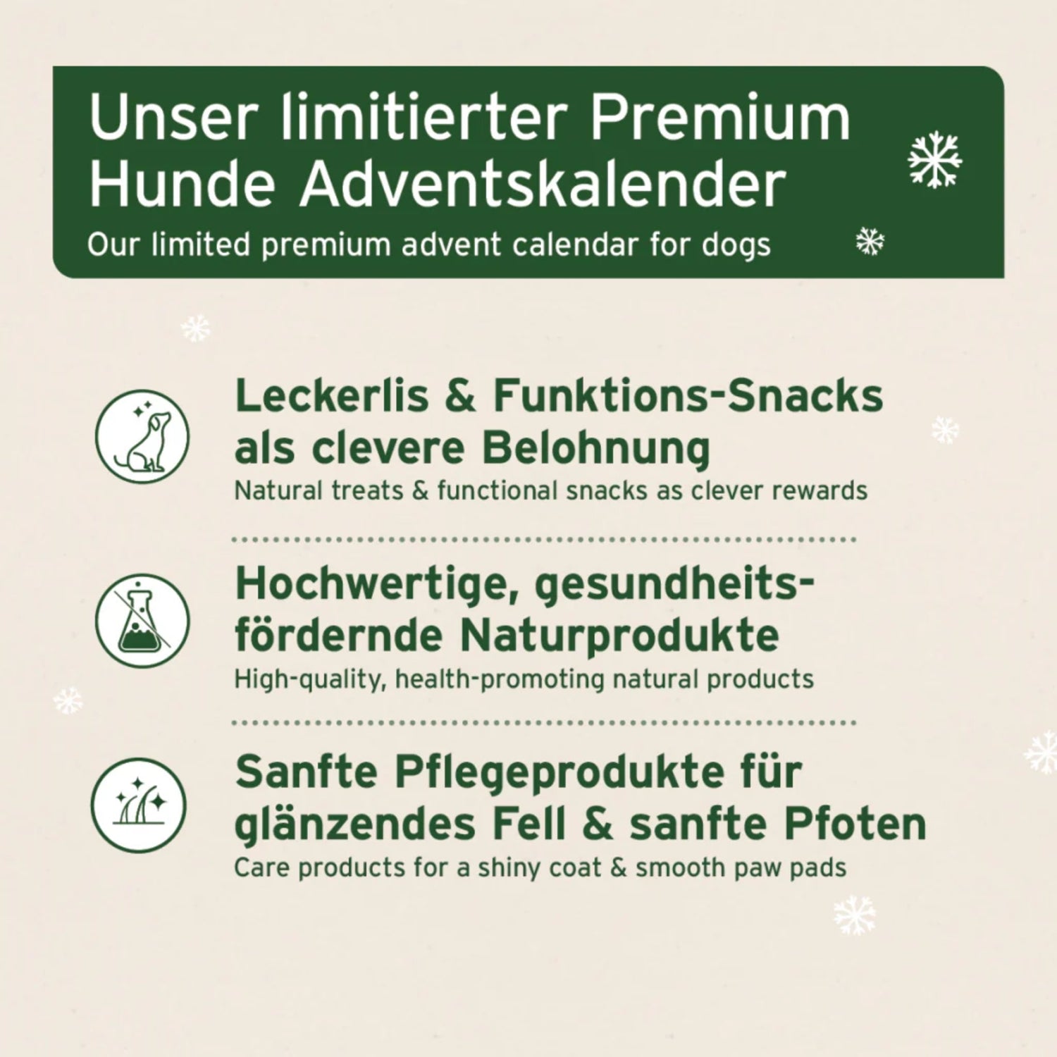 AniForte Premium Adventskalender für Hunde - Woofshack