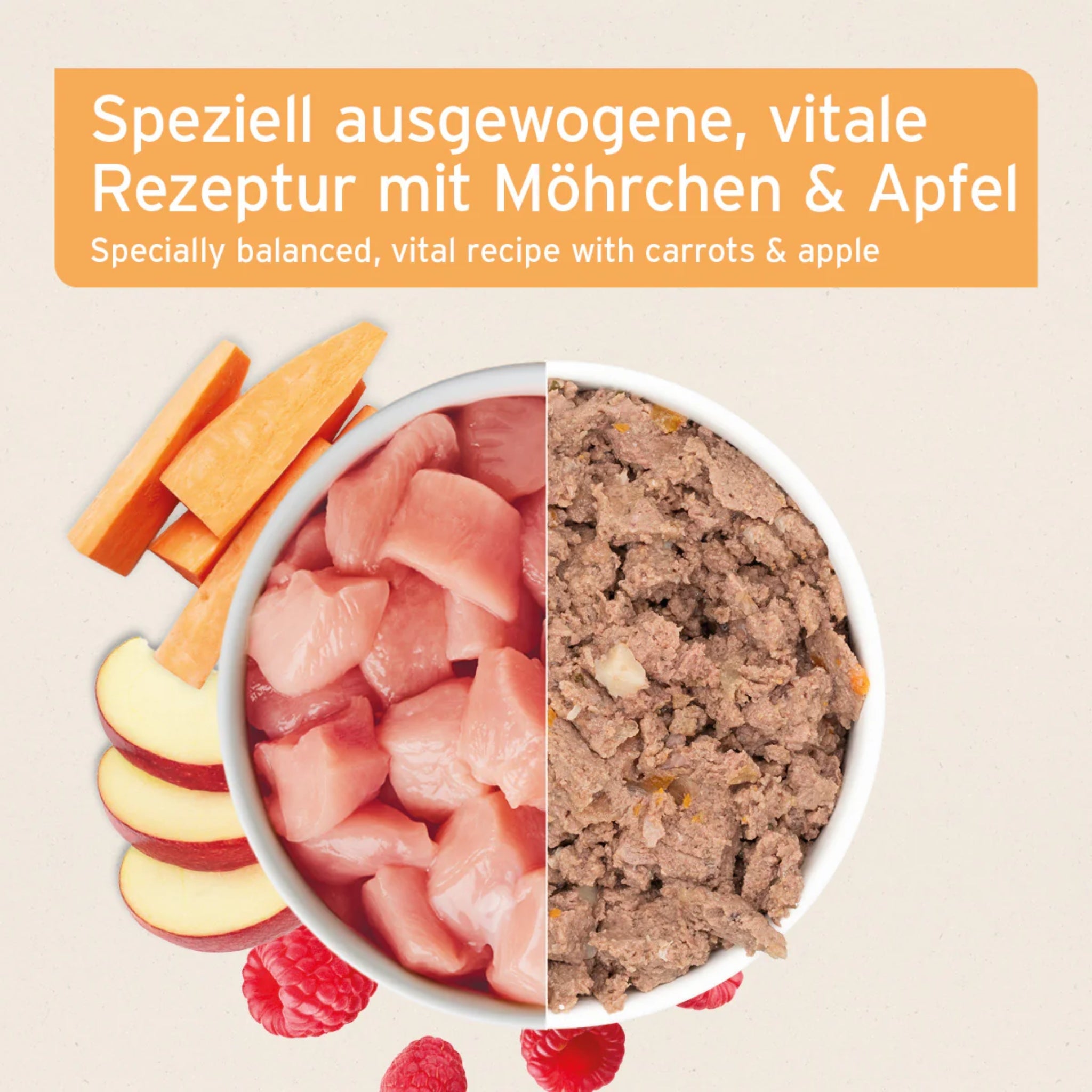 AniForte Pure Nature Junior Menu Chicken – Premium Welpen - Nassfutter ohne Getreide, 100% natürlich für gesundes Wachstum &amp; starke Knochen - Woofshack