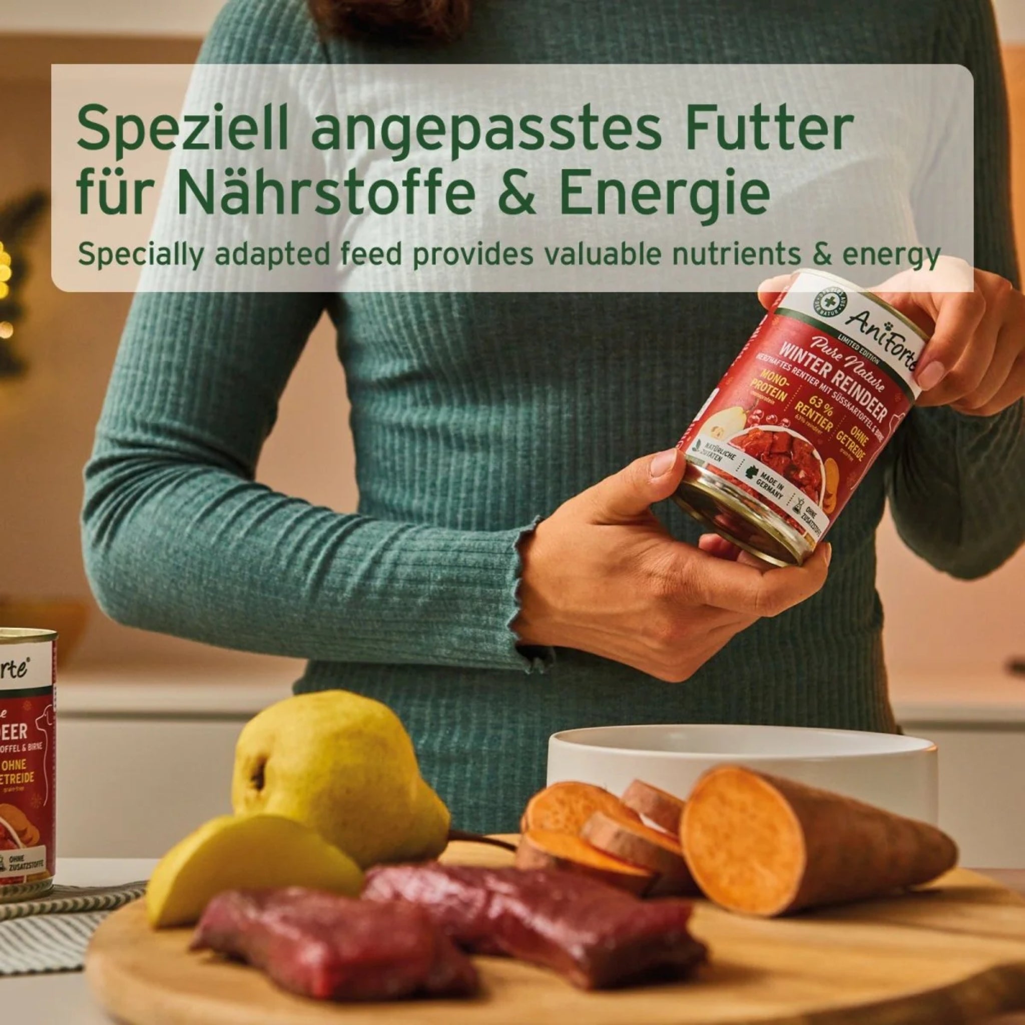 AniForte Pure Nature Winter Reindeer, Hunde Nassfutter - Woofshack