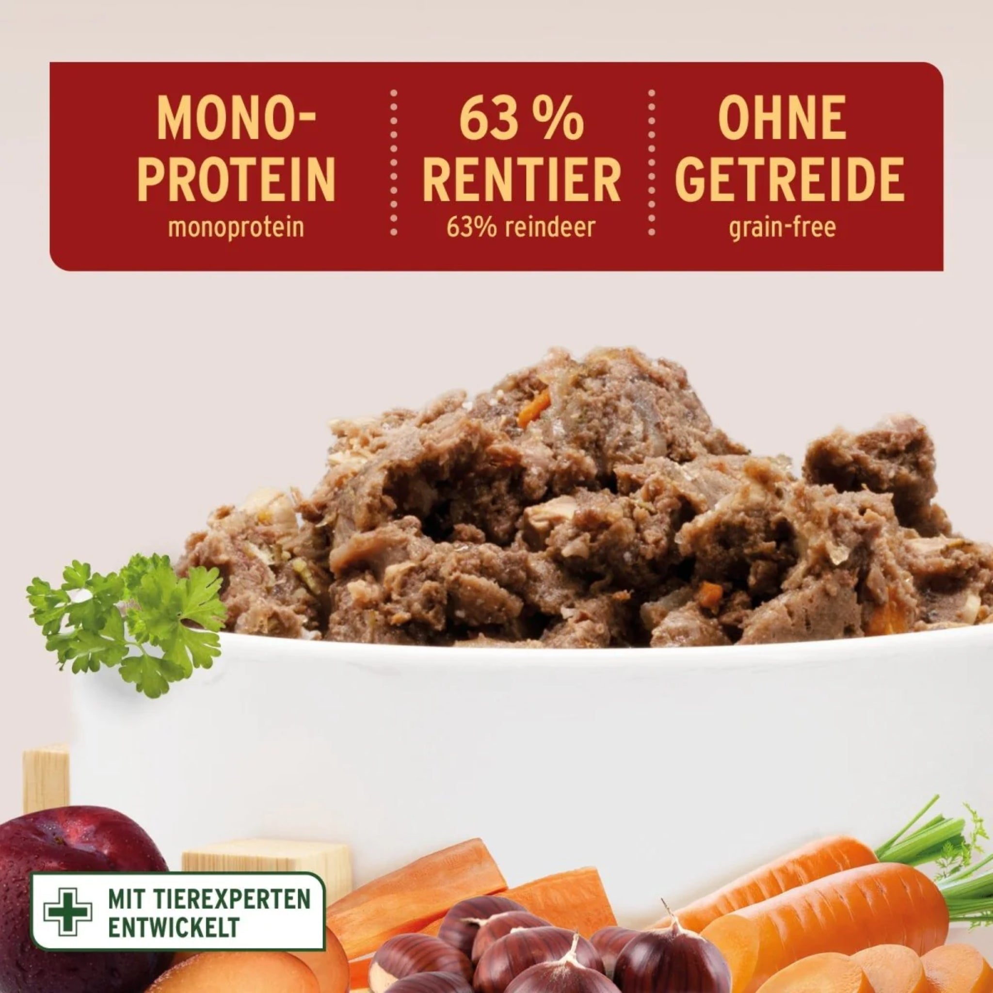 AniForte Pure Nature Winter Reindeer, Hunde Nassfutter - Woofshack