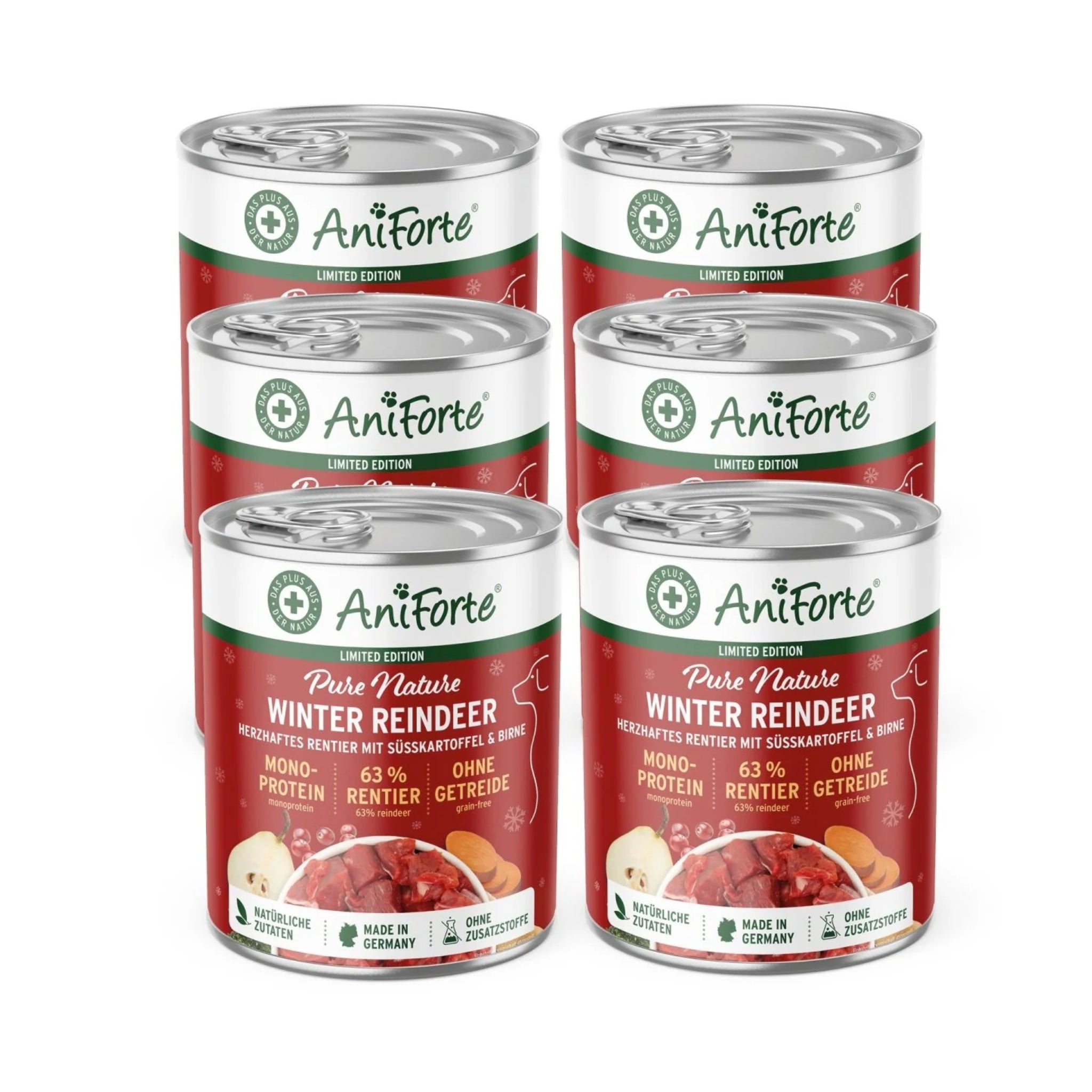 AniForte Pure Nature Winter Reindeer, Hunde Nassfutter - Woofshack