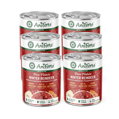 AniForte Pure Nature Winter Reindeer, Hunde Nassfutter - Woofshack