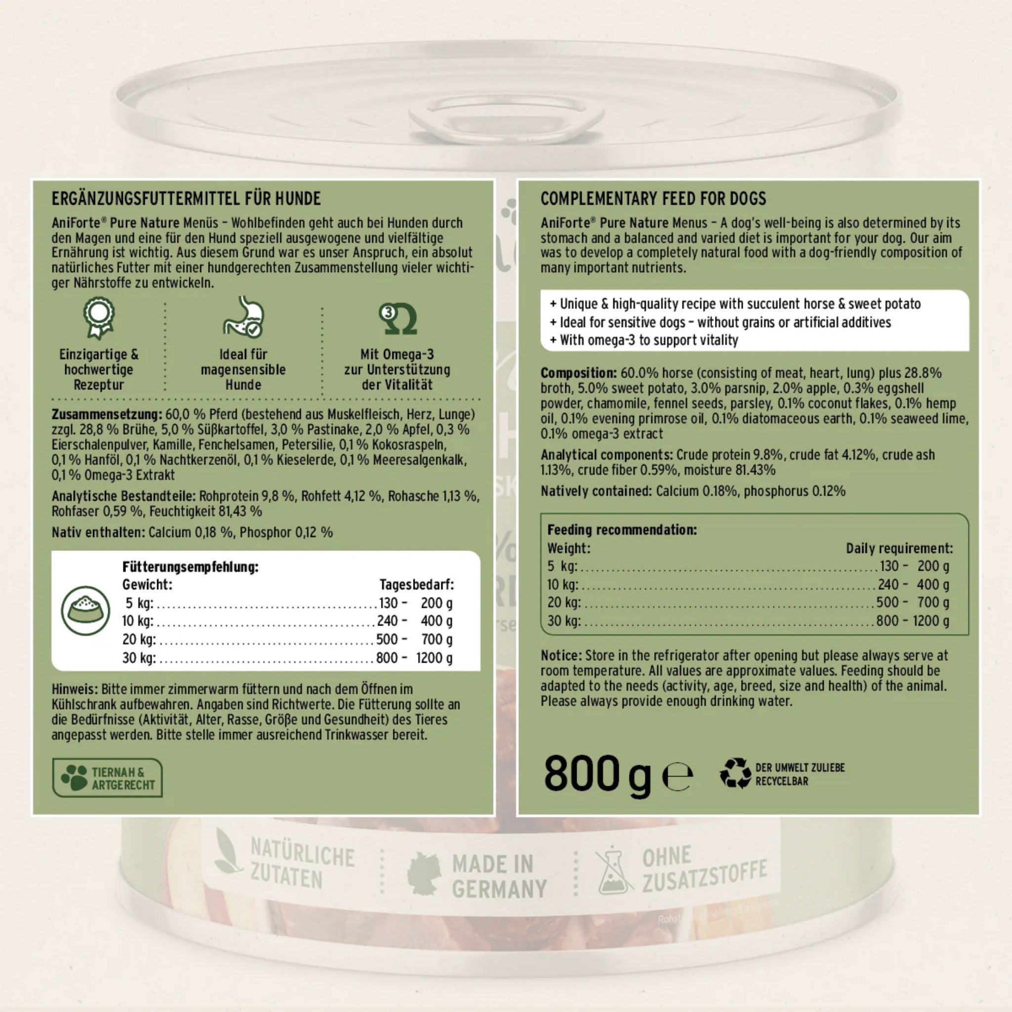 AniForte Ranch Horse Hunde Nassfutter - Woofshack