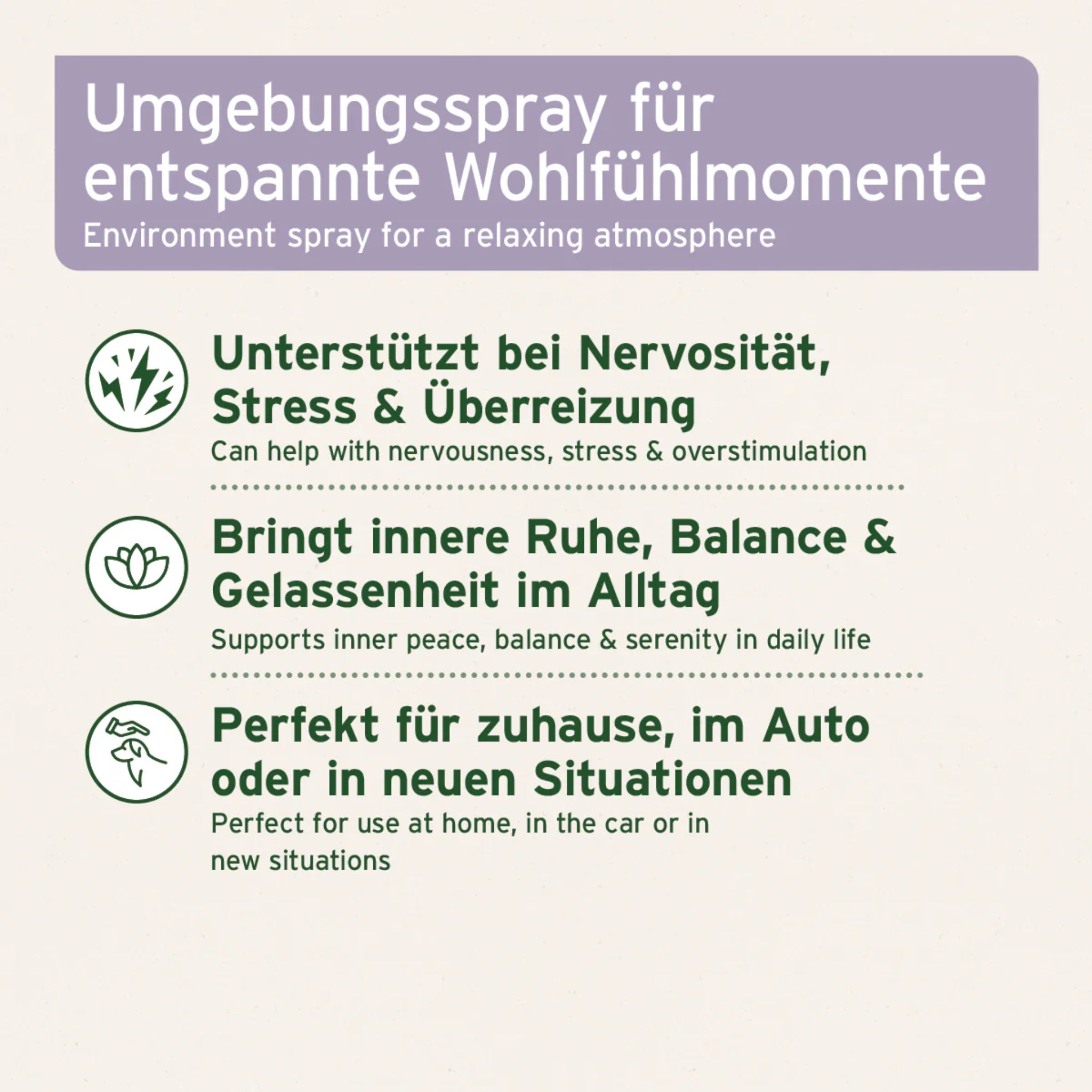 AniForte Relax Spray für Hunde &amp; Katzen – Natürliche Beruhigung bei Stress, Angst &amp; Unruhe durch Silvester, Gewitter &amp; Autofahrten - Woofshack