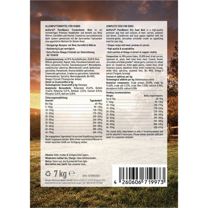 AniForte Rind Hunde Trockenfutter - Woofshack