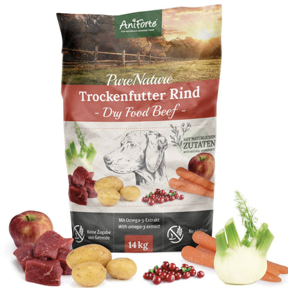 AniForte Rind Hunde Trockenfutter - Woofshack