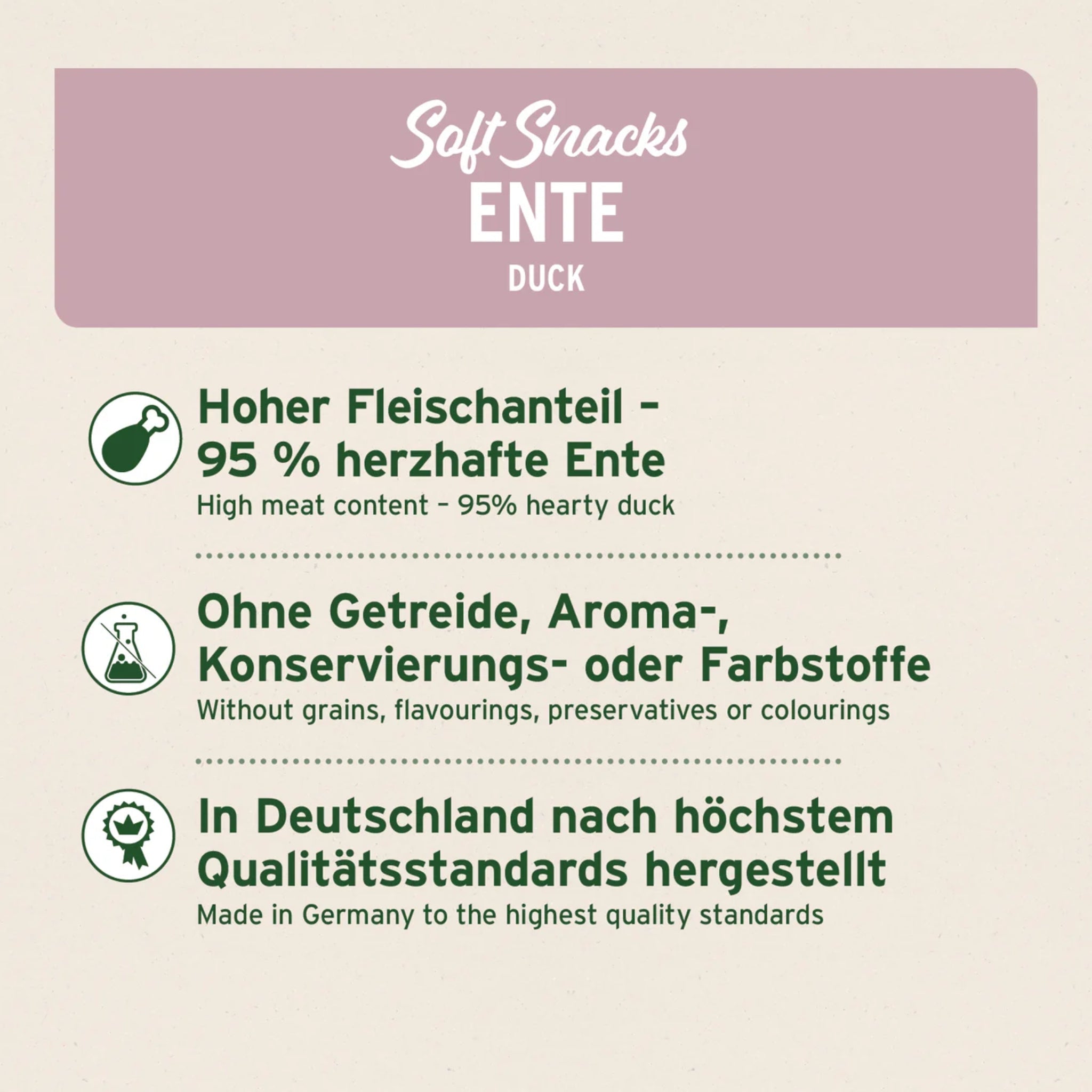 AniForte Soft Snack Ente – Weiche Premium - Leckerlis für Katzen, Natürlich &amp; Getreidefrei, Ideal für Training &amp; Belohnung - Woofshack