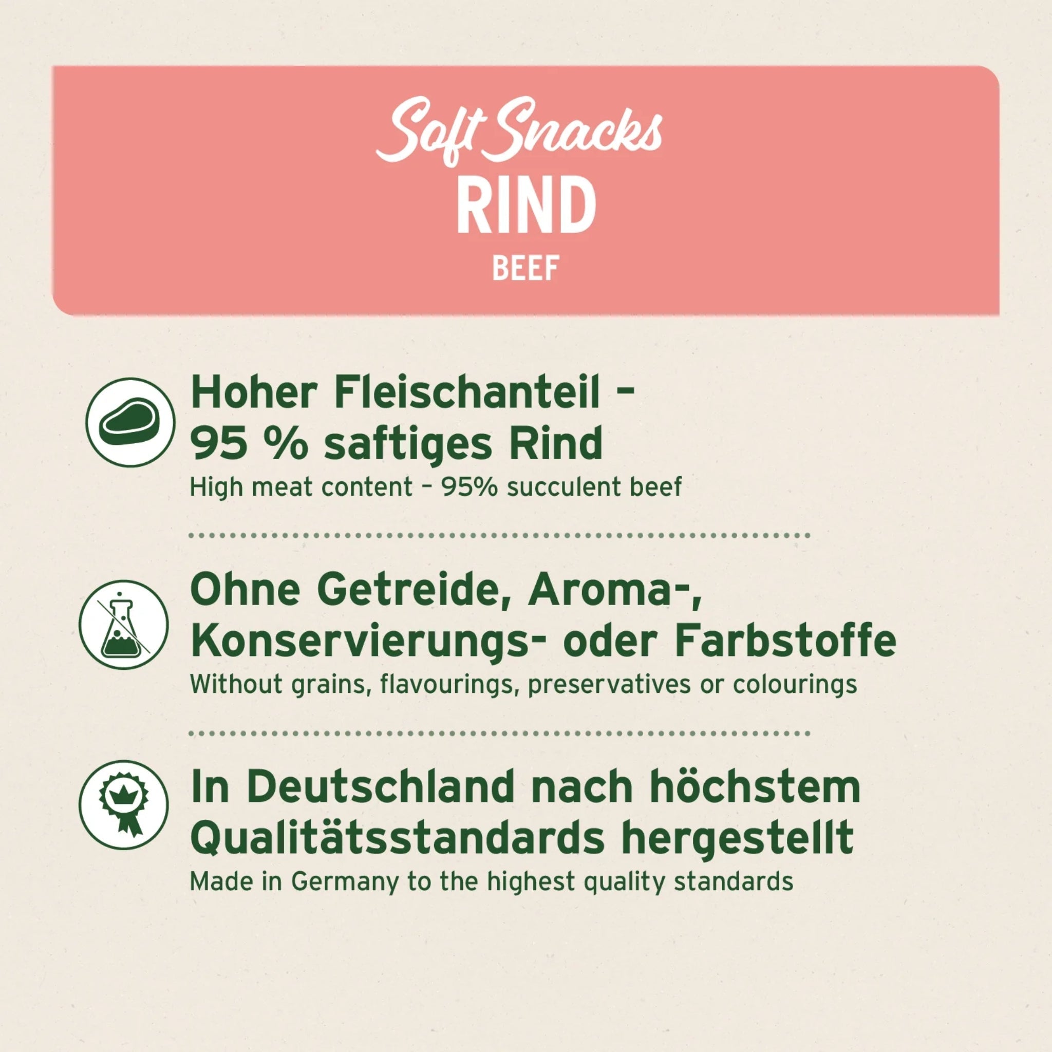 AniForte Soft Snack Rind – Weiche Katzensnacks aus 100% natürlichem Rindfleisch für anspruchsvolle Katzen - Woofshack