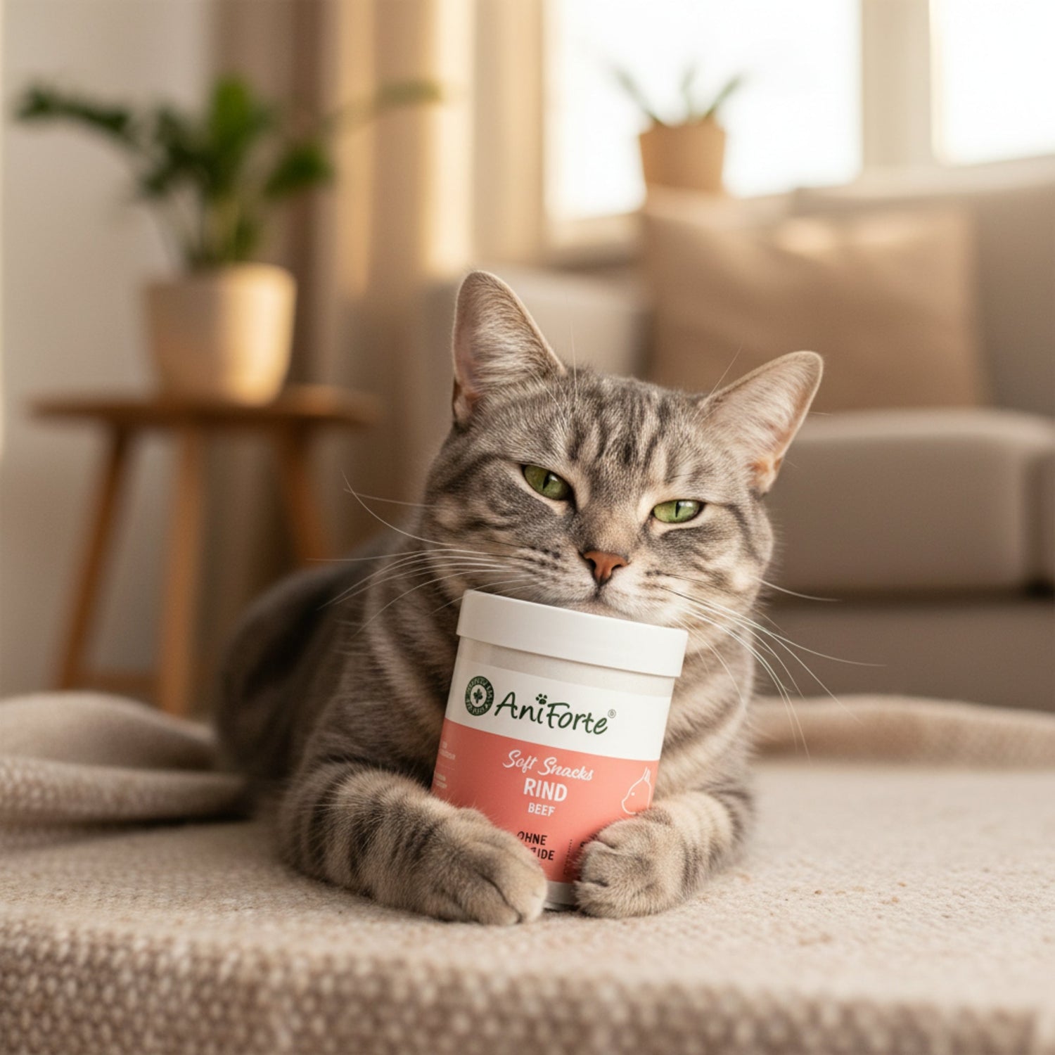 AniForte Soft Snack Rind – Weiche Katzensnacks aus 100% natürlichem Rindfleisch für anspruchsvolle Katzen - Woofshack