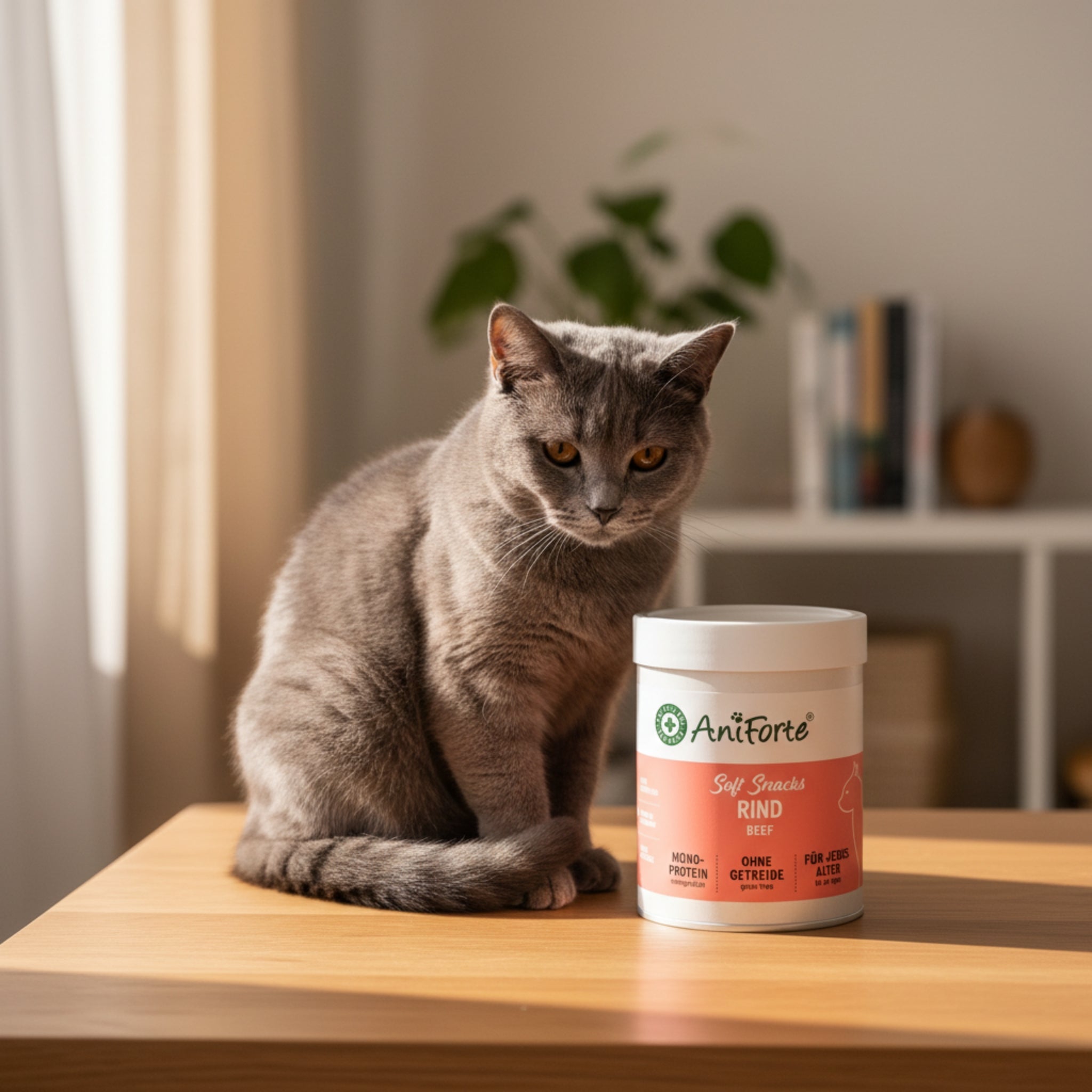 AniForte Soft Snack Rind – Weiche Katzensnacks aus 100% natürlichem Rindfleisch für anspruchsvolle Katzen - Woofshack