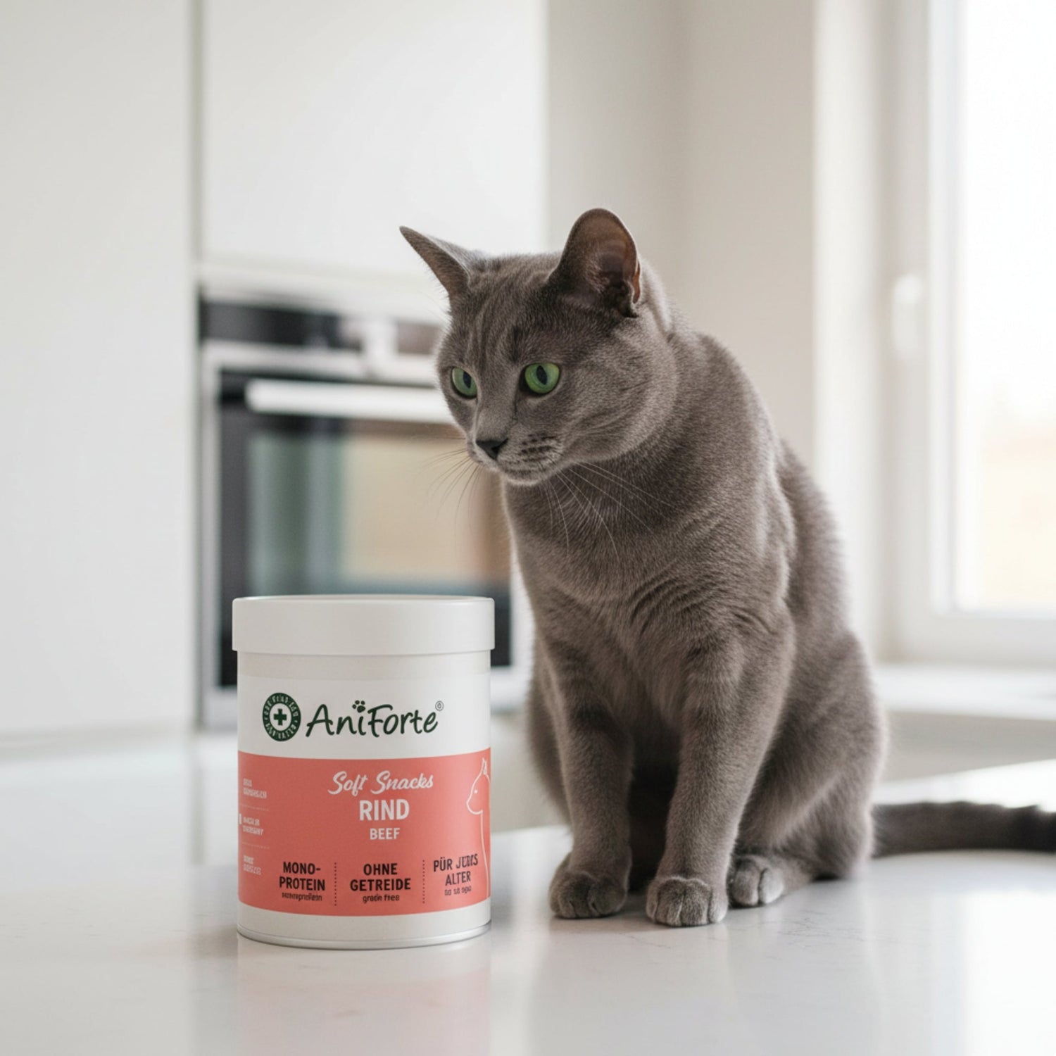 AniForte Soft Snack Rind – Weiche Katzensnacks aus 100% natürlichem Rindfleisch für anspruchsvolle Katzen - Woofshack