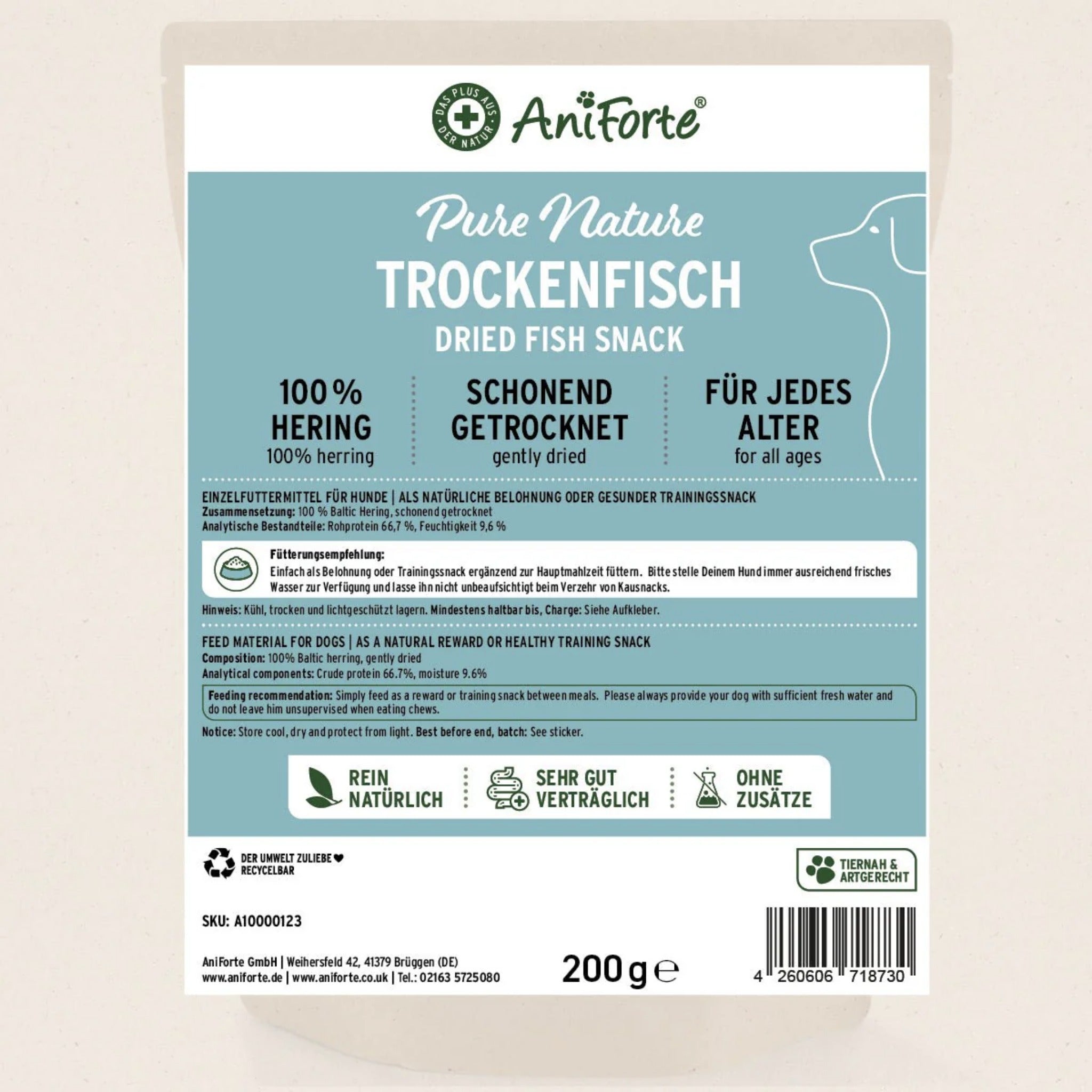 AniForte Trockenfisch Hundesnacks - Woofshack