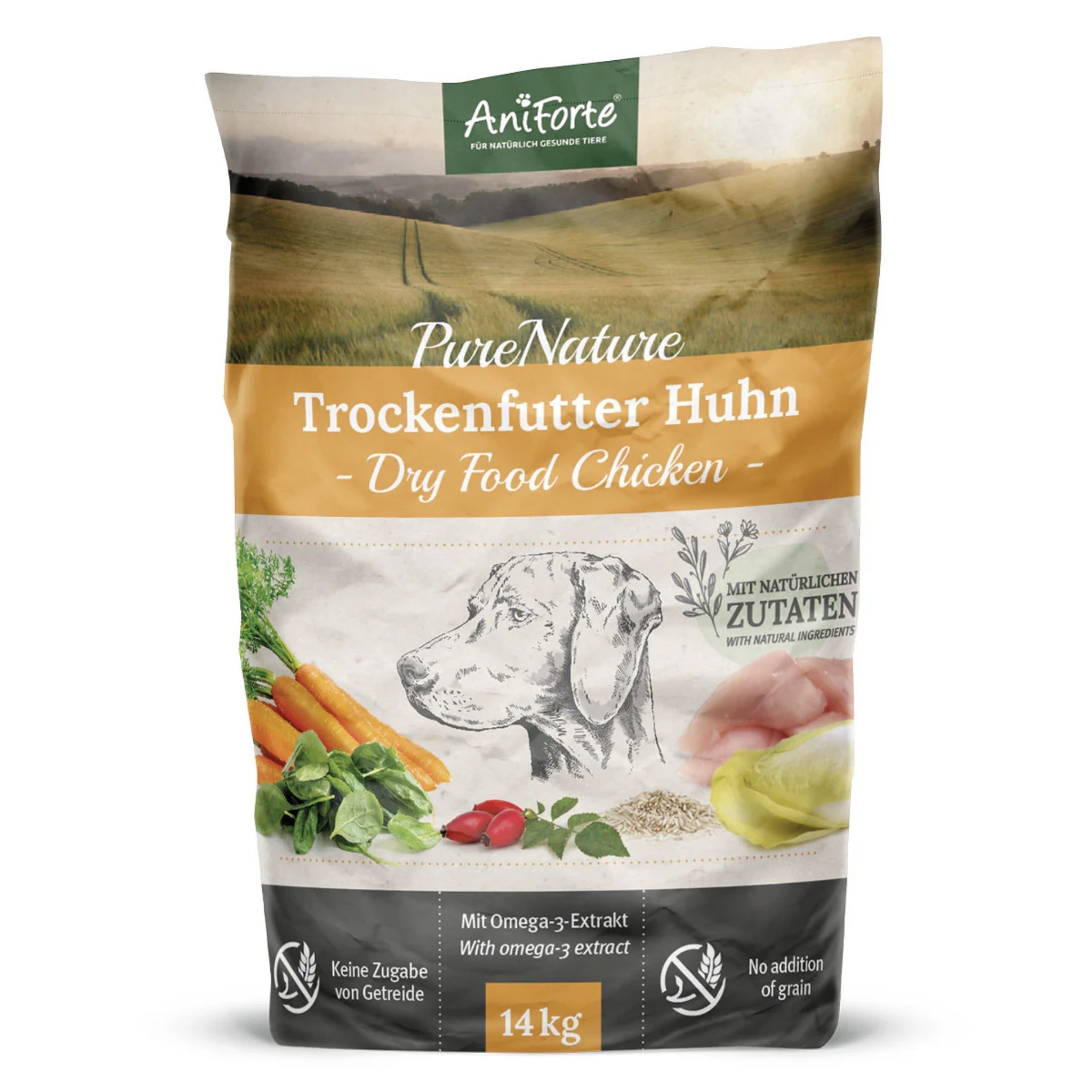 AniForte Trockenfutter Huhn für Hunde - Woofshack